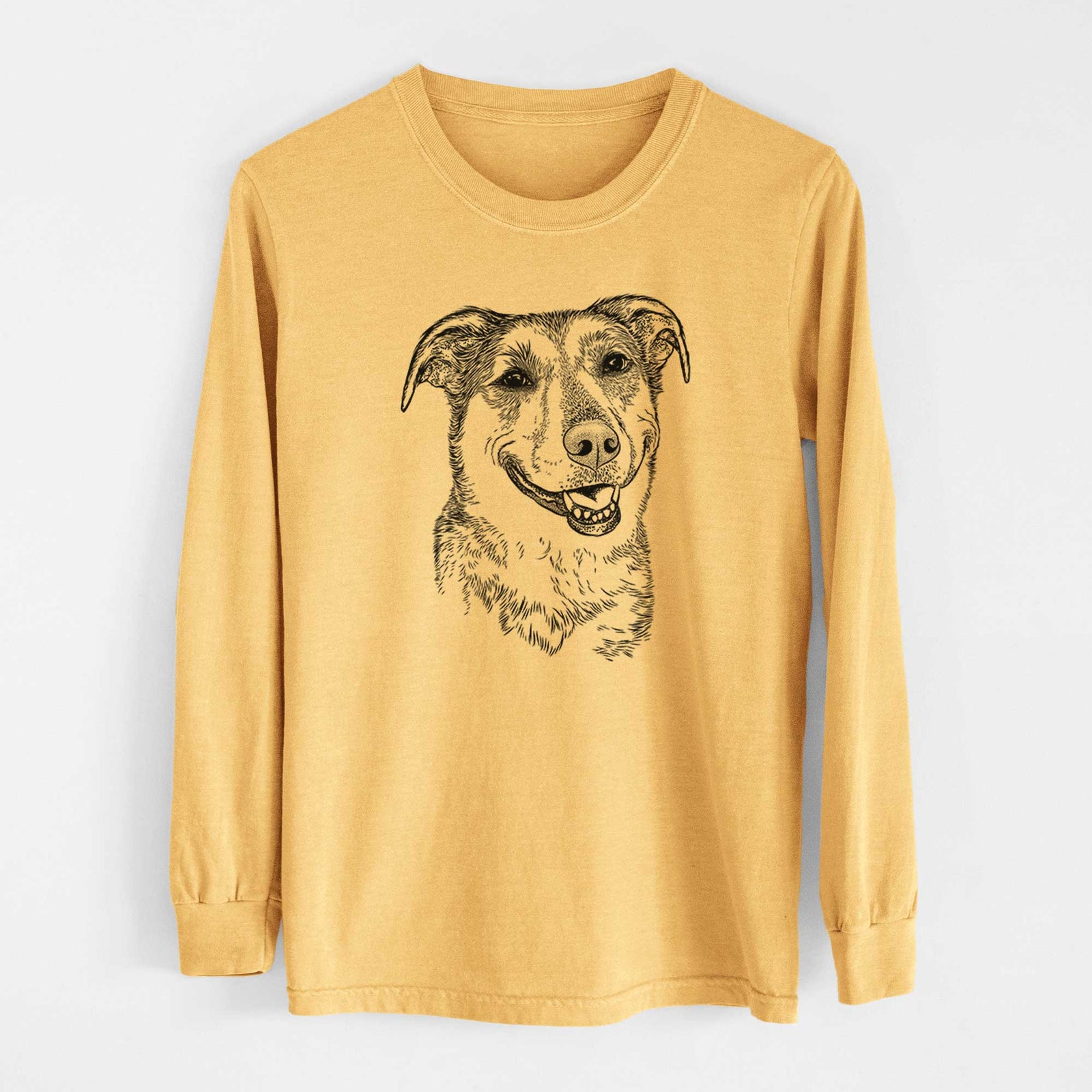 Bare Pippin the Shepherd Mix - Heavyweight 100% Cotton Long Sleeve