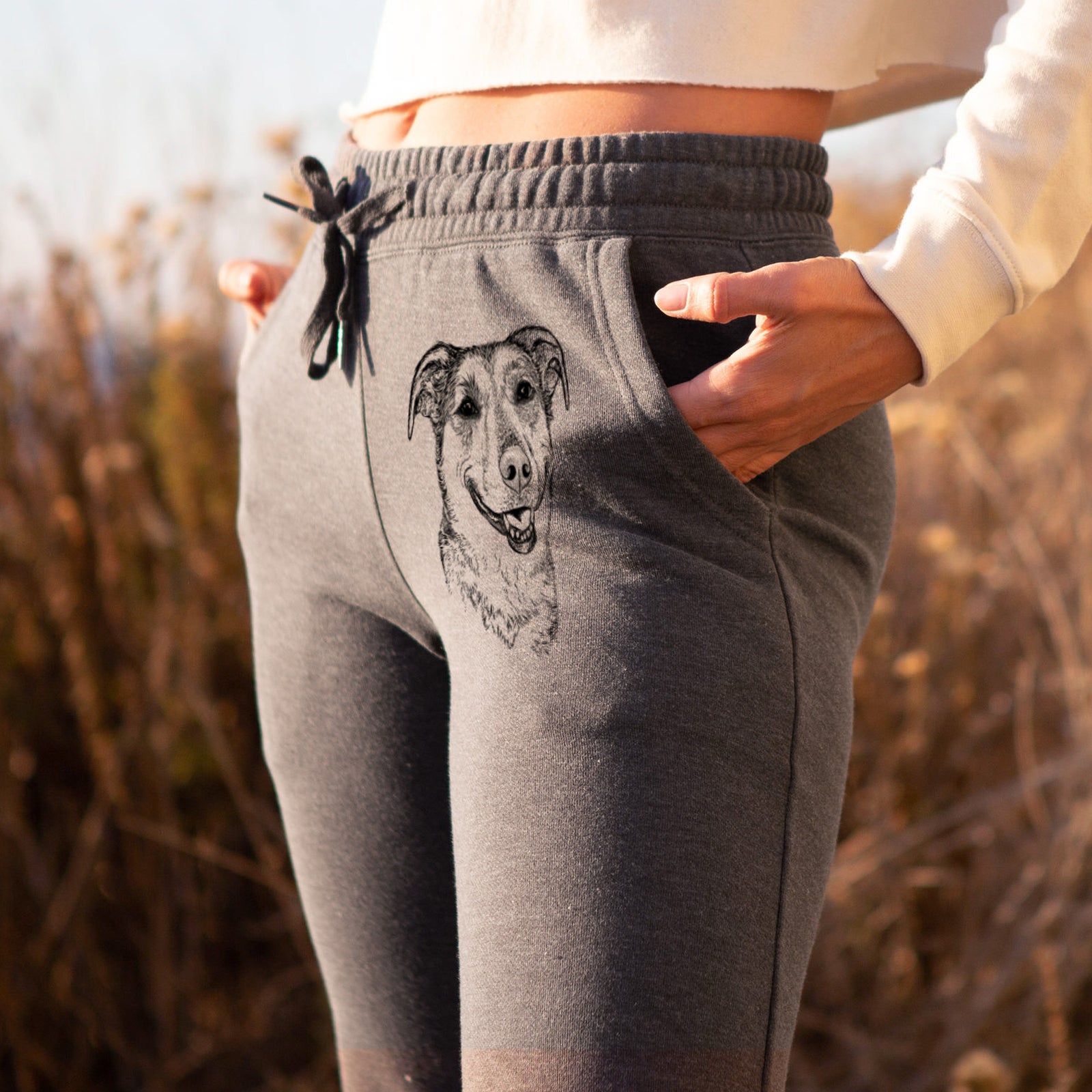 Pippin the Shepherd Mix - Women's Cali Wave Joggers