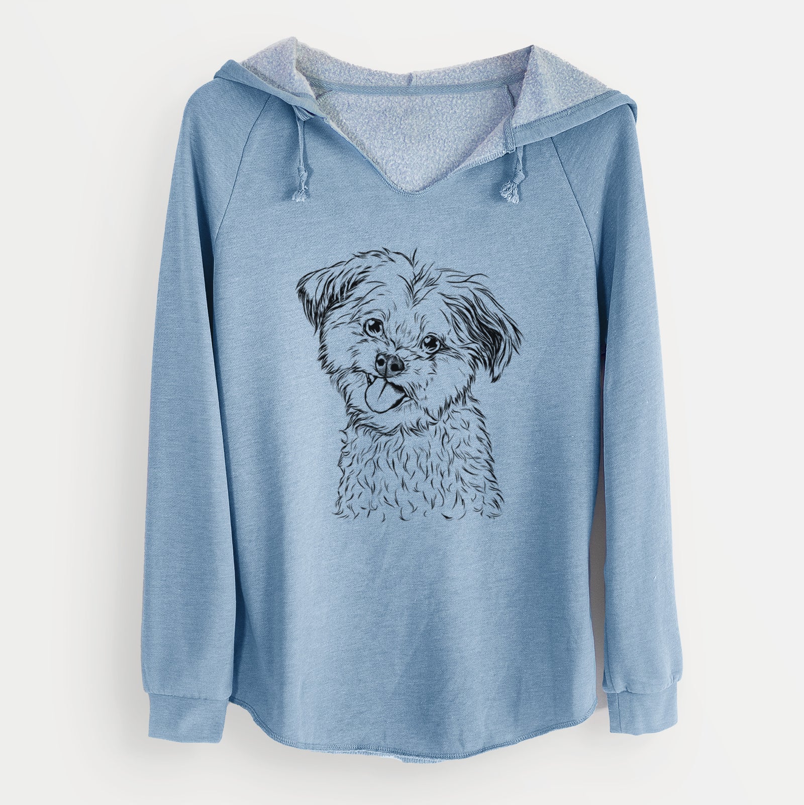 Bare Puff the Malshi - Cali Wave Hooded Sweatshirt