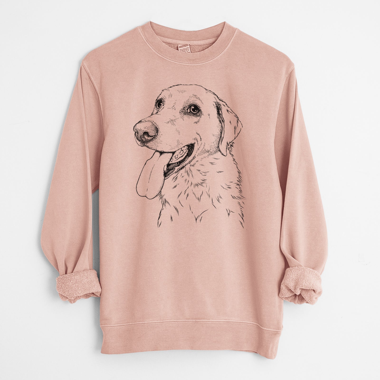Bare Purl the British Lab - Unisex Pigment Dyed Crew Sweatshirt