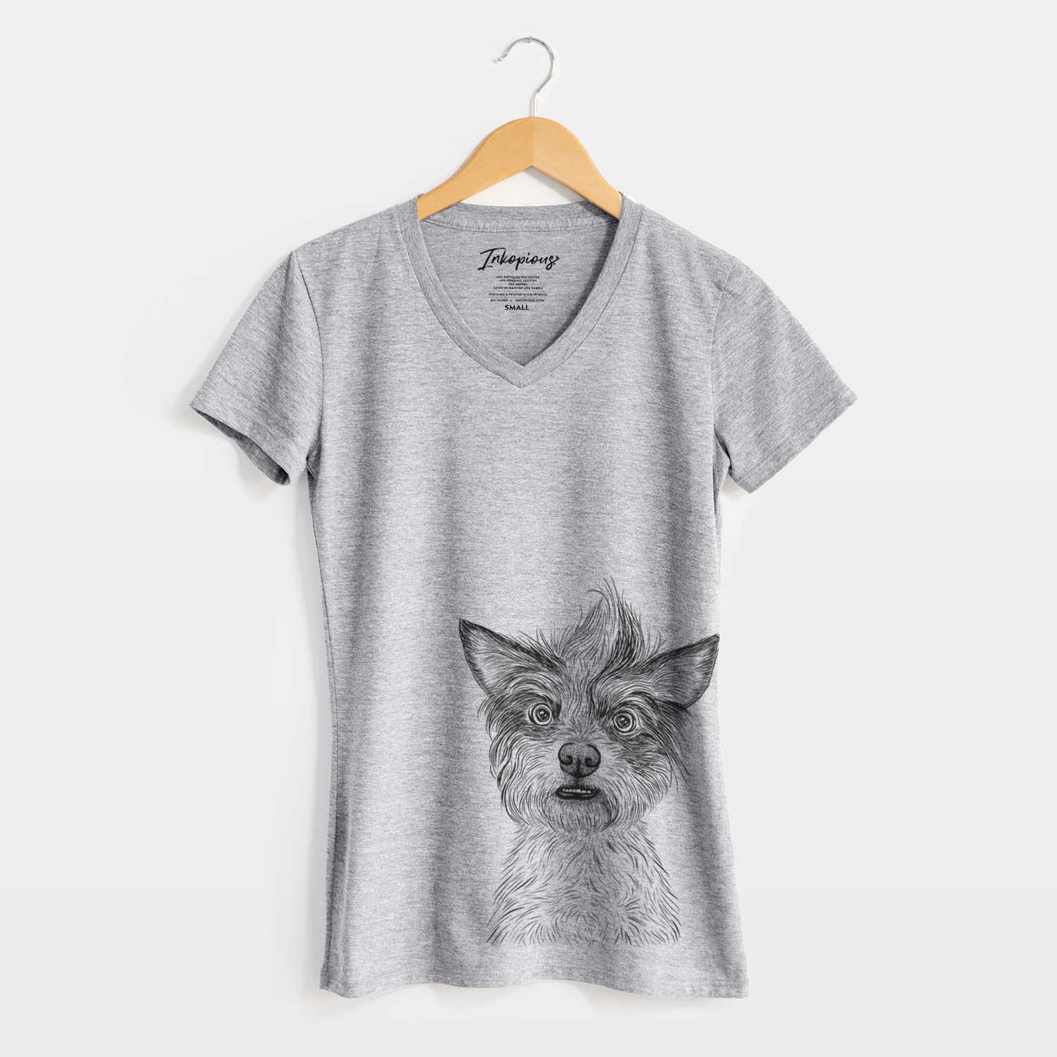 Bare Quigley the Mixed Breed - Women's V-neck Shirt