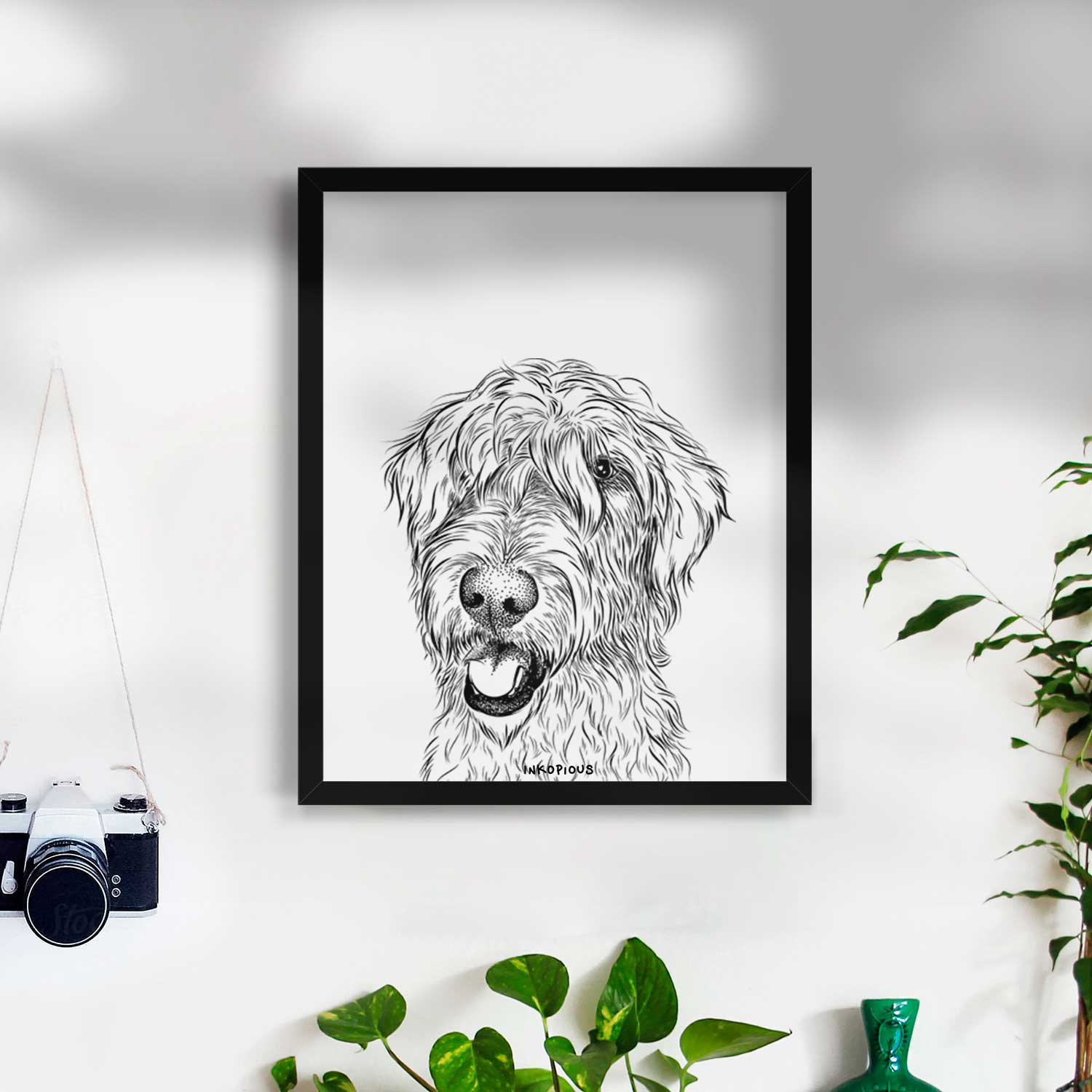 Ragnar the Irish Wolfhound Art Print