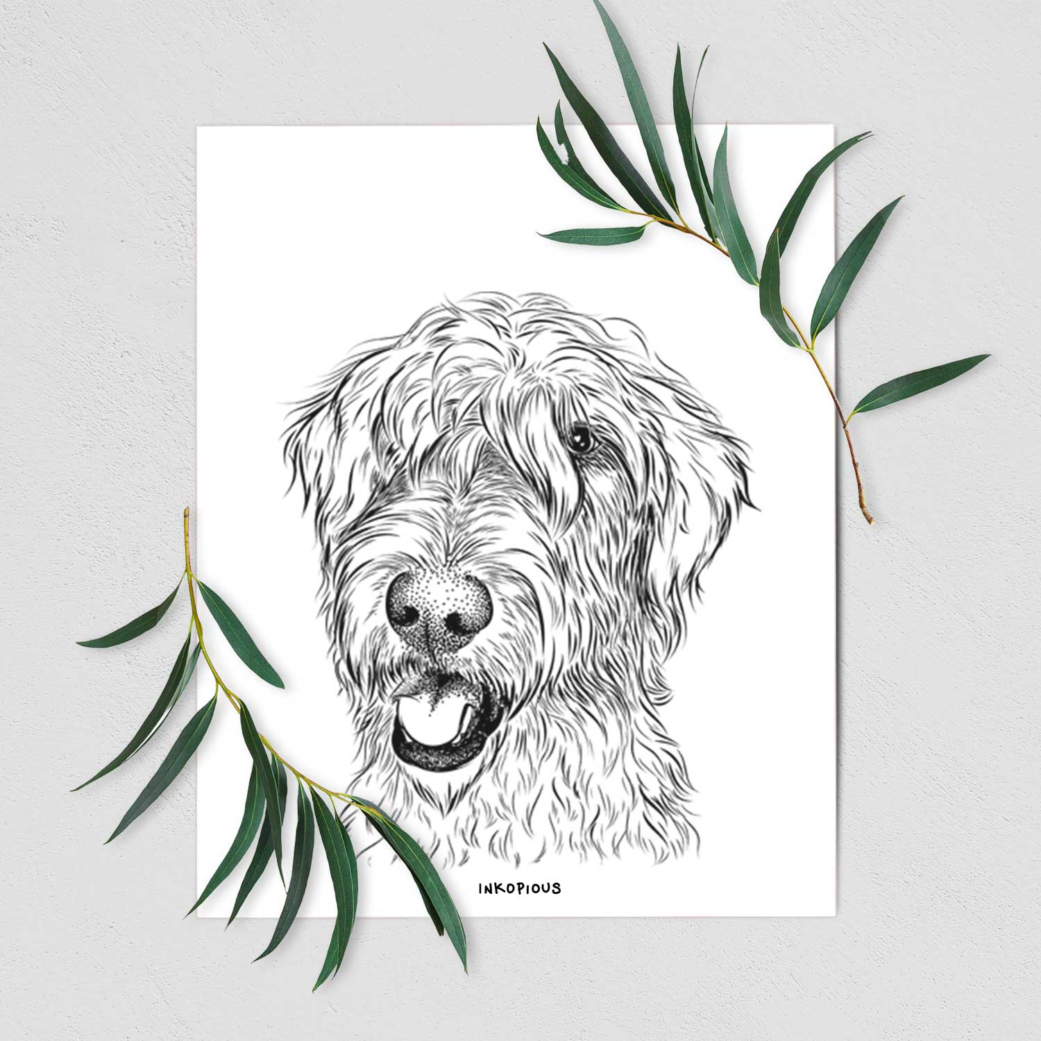 Ragnar the Irish Wolfhound Art Print