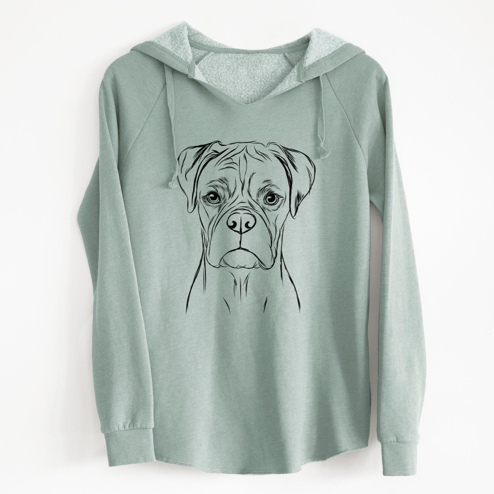 Bare Reese the Boxer - Cali Wave Hooded Sweatshirt