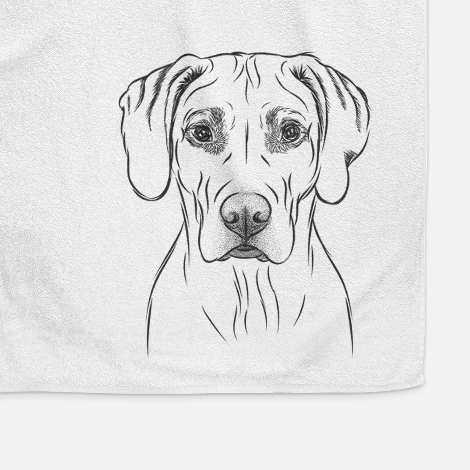 Reid the Rhodesian Ridgeback Decorative Hand Towel