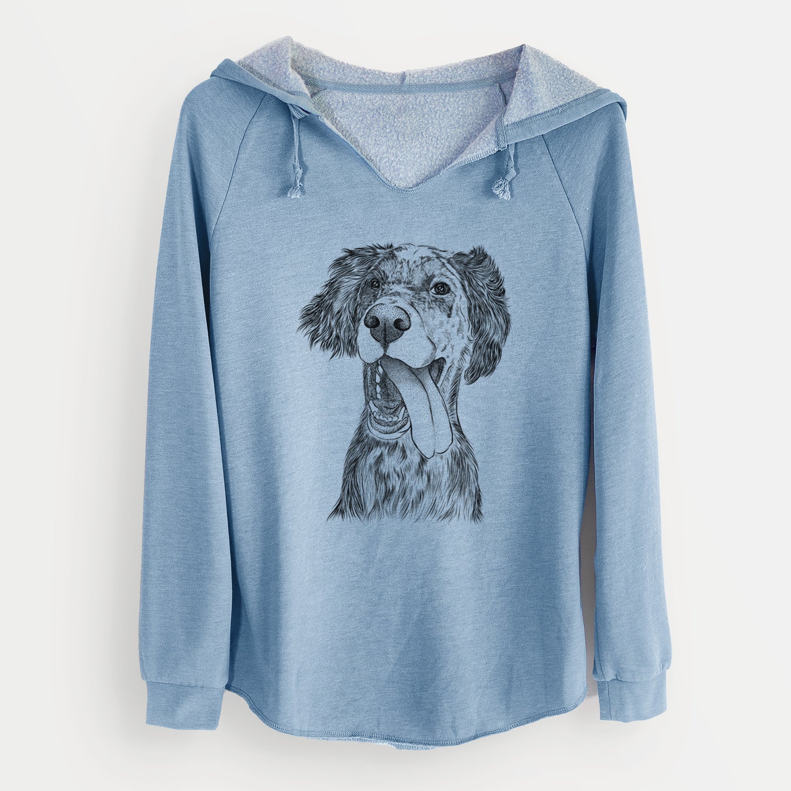 Bare Renly the English Setter - Cali Wave Hooded Sweatshirt