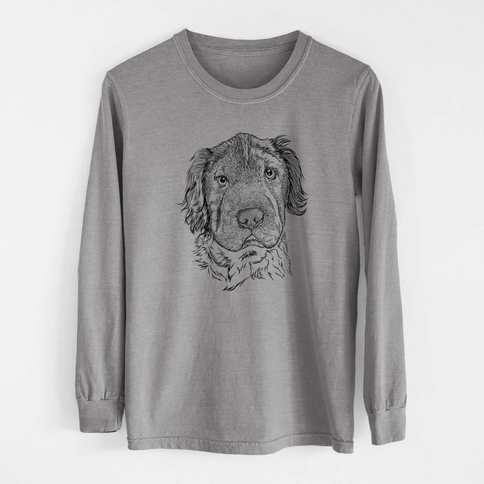 Bare Rex the Mini Hippo - Heavyweight 100% Cotton Long Sleeve