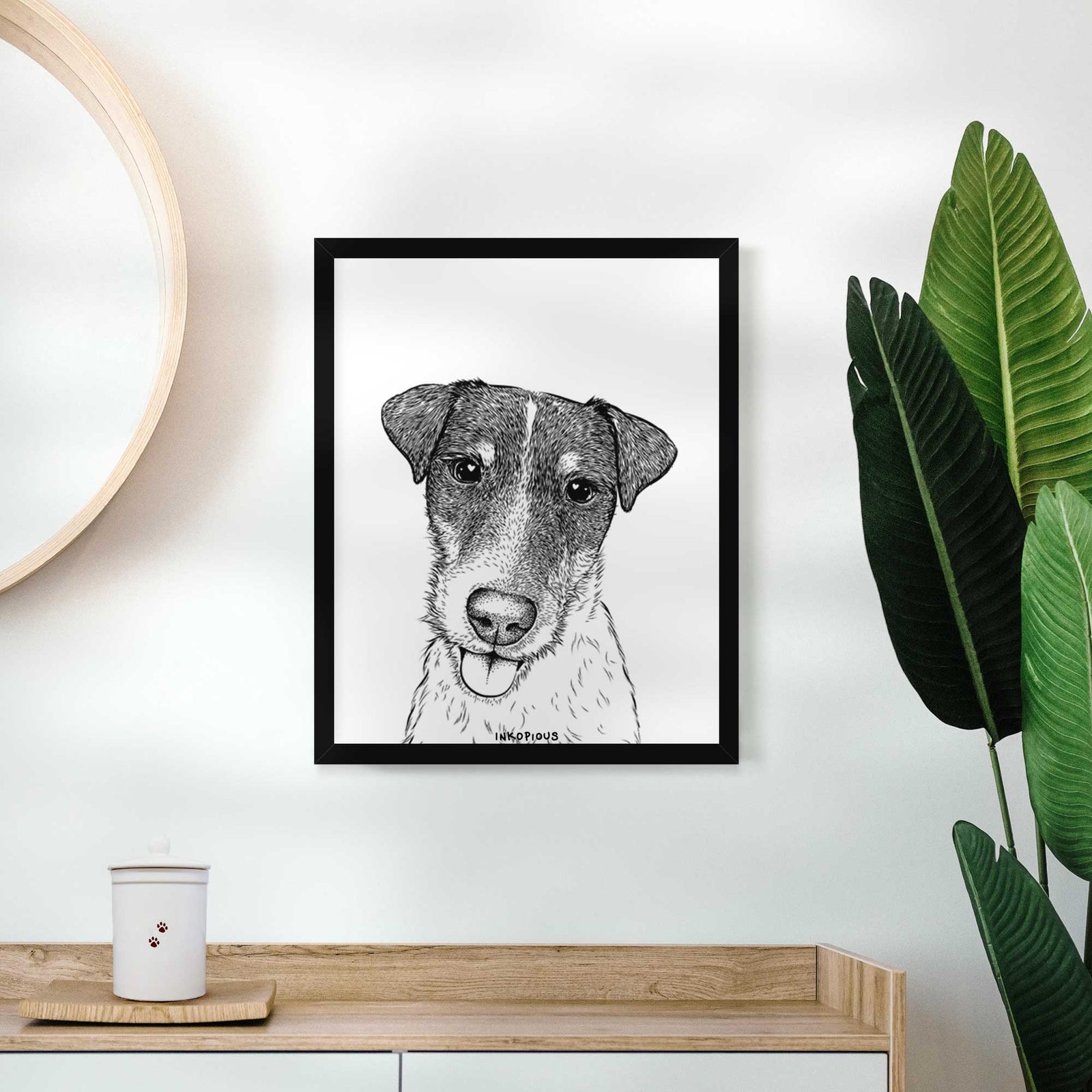 Rider the Parson Russell Terrier Art Print