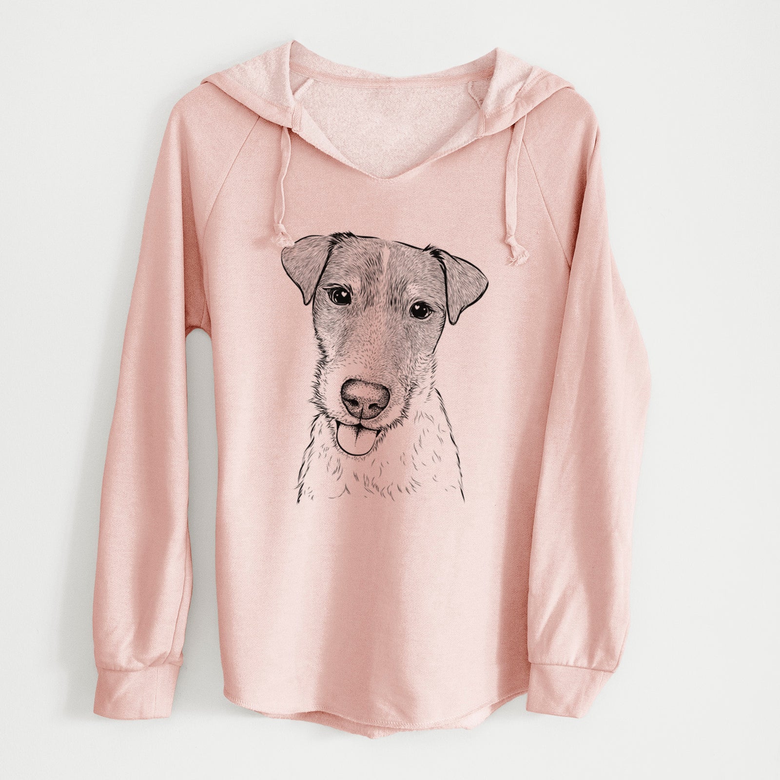 Bare Rider the Parson Russell Terrier - Cali Wave Hooded Sweatshirt