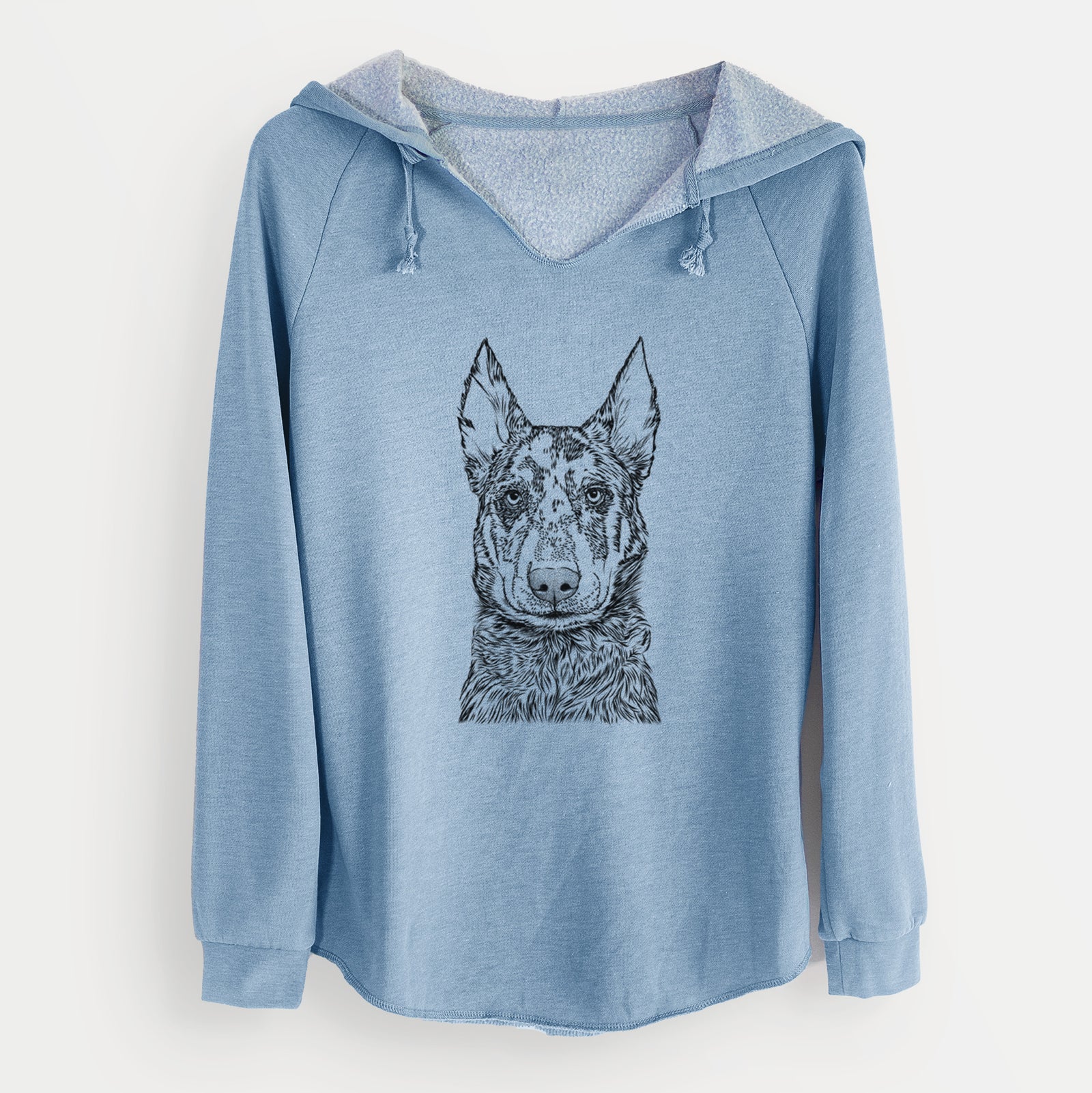 Bare Riggs the Beauceron - Cali Wave Hooded Sweatshirt