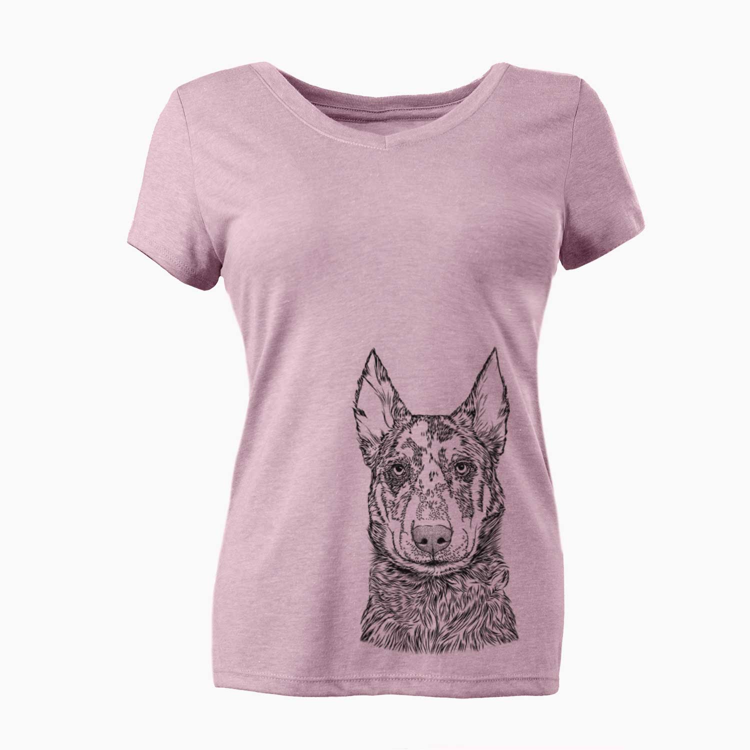 Bare Riggs the Beauceron - Women's V-neck Shirt