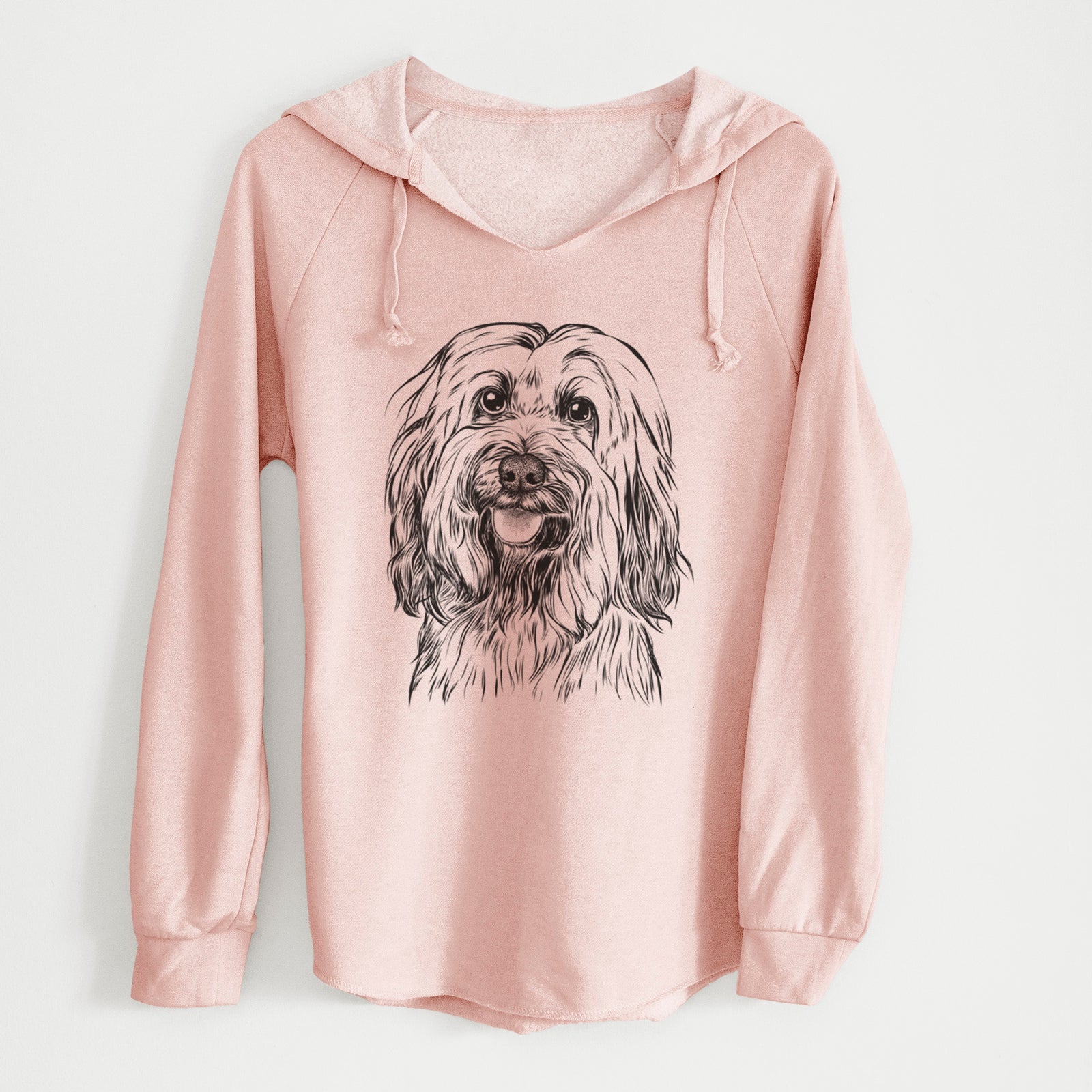 Bare Rime the Tibetan Terrier - Cali Wave Hooded Sweatshirt