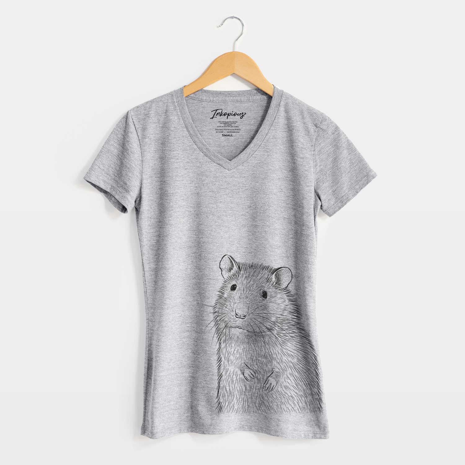 Bare Rizzo the Rat - Women's V-neck Shirt