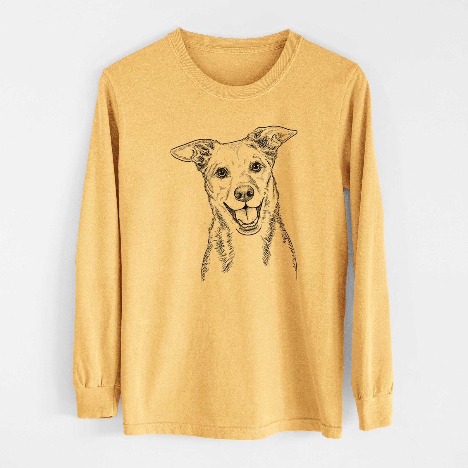 Bare Rocco the Mixed Breed - Heavyweight 100% Cotton Long Sleeve