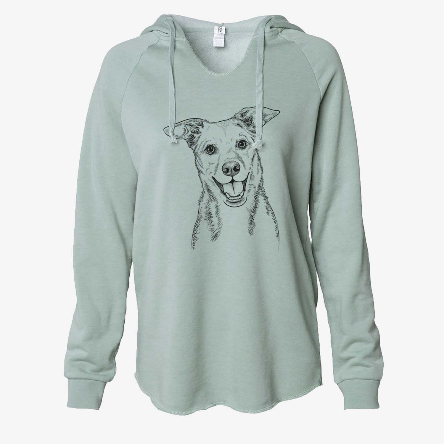 Rocco the Mixed Breed - Cali Wave Hooded Sweatshirt