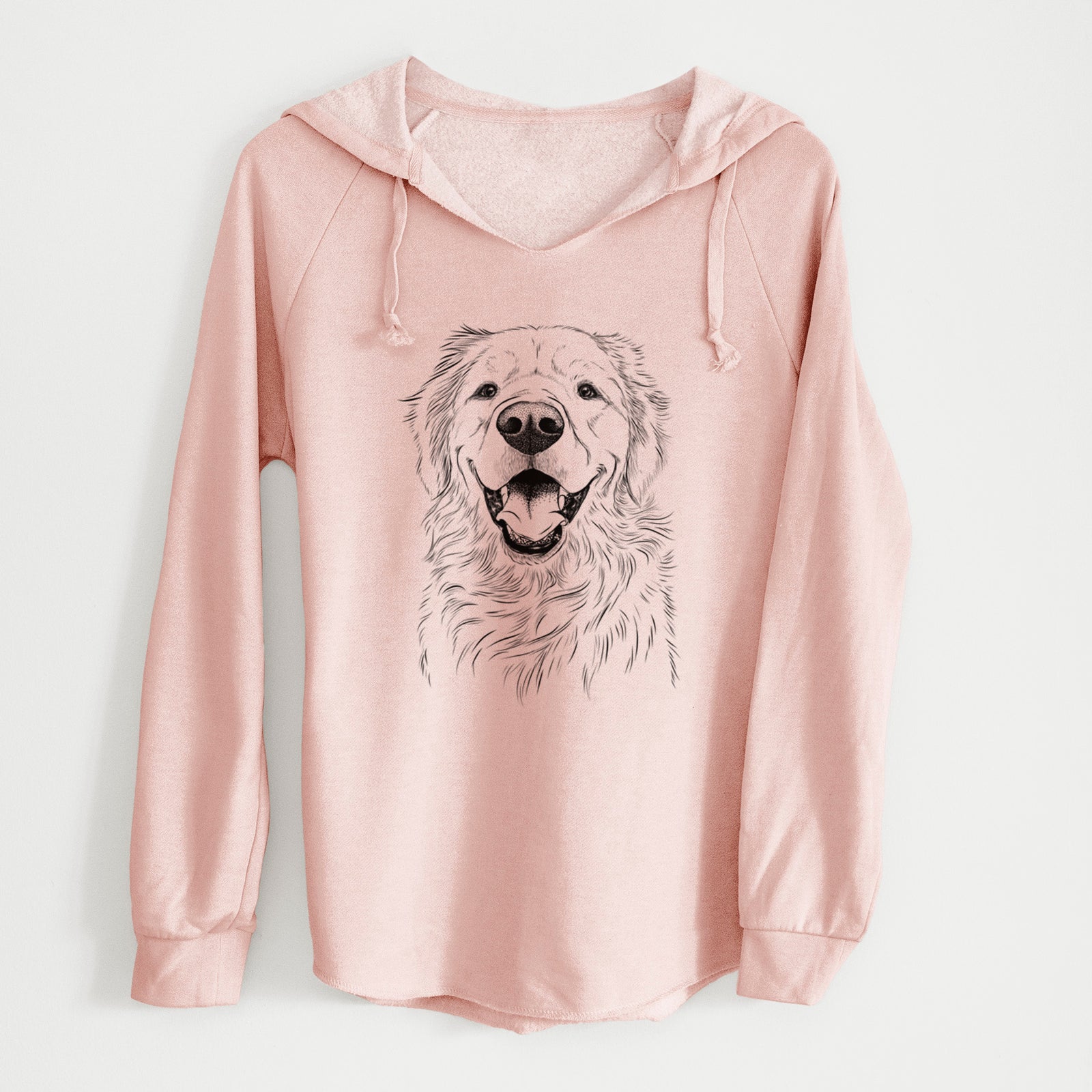 Bare Roger the Golden Retriever - Cali Wave Hooded Sweatshirt