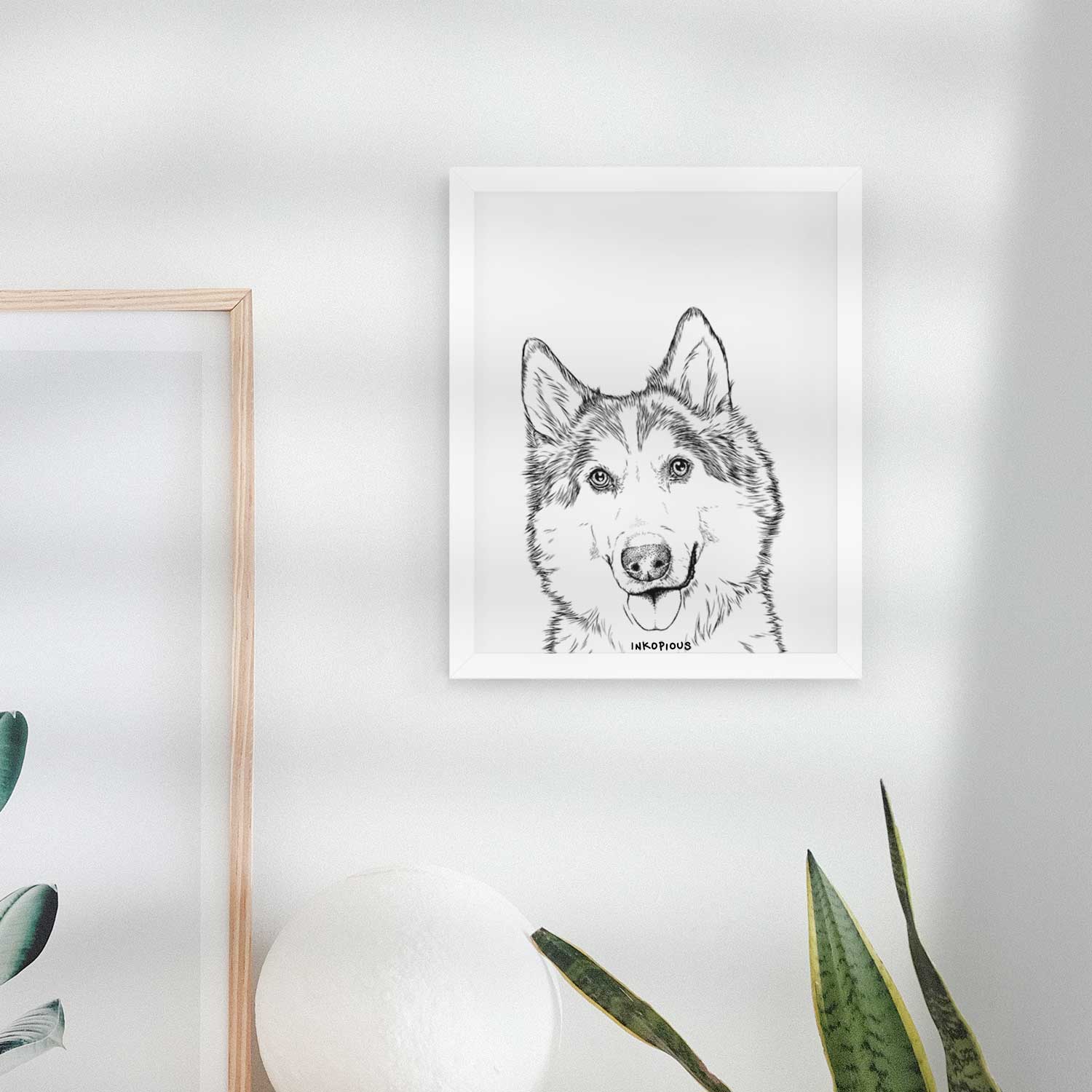 Roshi the Mixed Breed Art Print