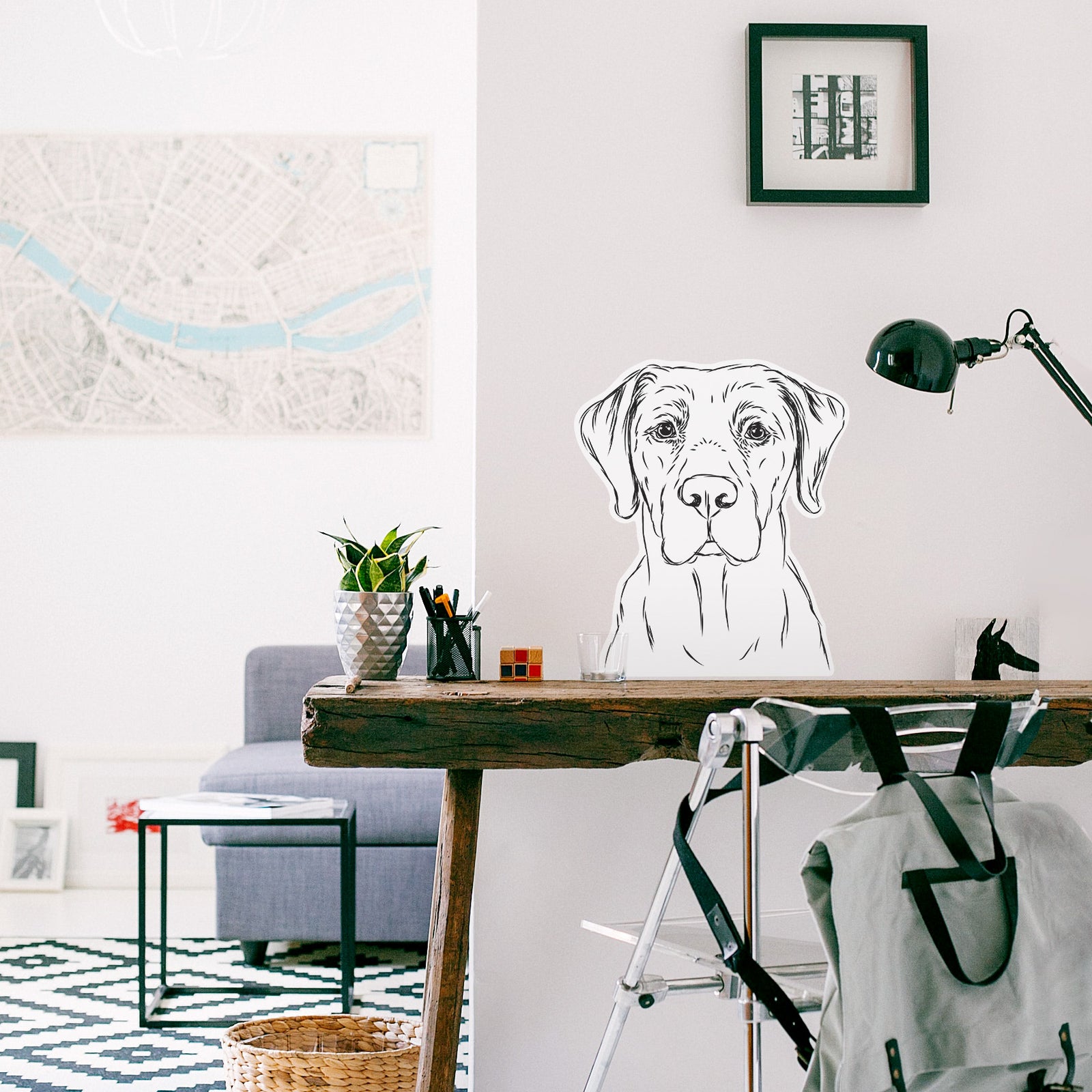 Rowdy the Labrador Retriever - Wall Decal