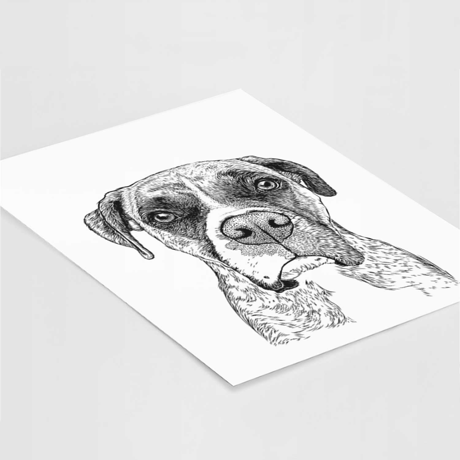 Rowdy Rex the Boxer Art Print