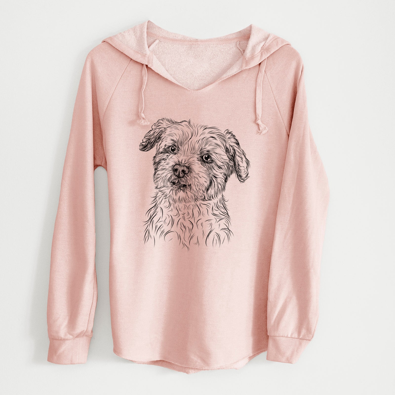 Bare Roxie the Schnauzer Shih Tzu Mix - Cali Wave Hooded Sweatshirt