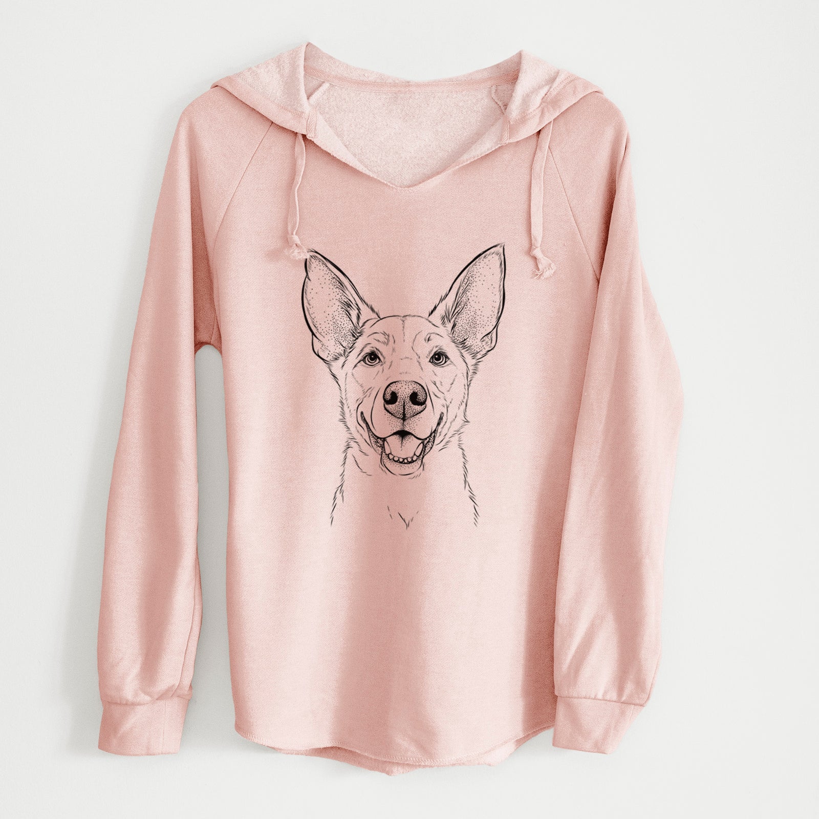 Bare Rumley the Kelpie Mix - Cali Wave Hooded Sweatshirt