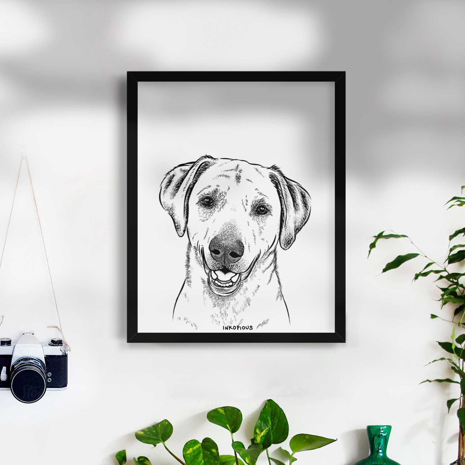 Rusty the Labrador Retriever Art Print