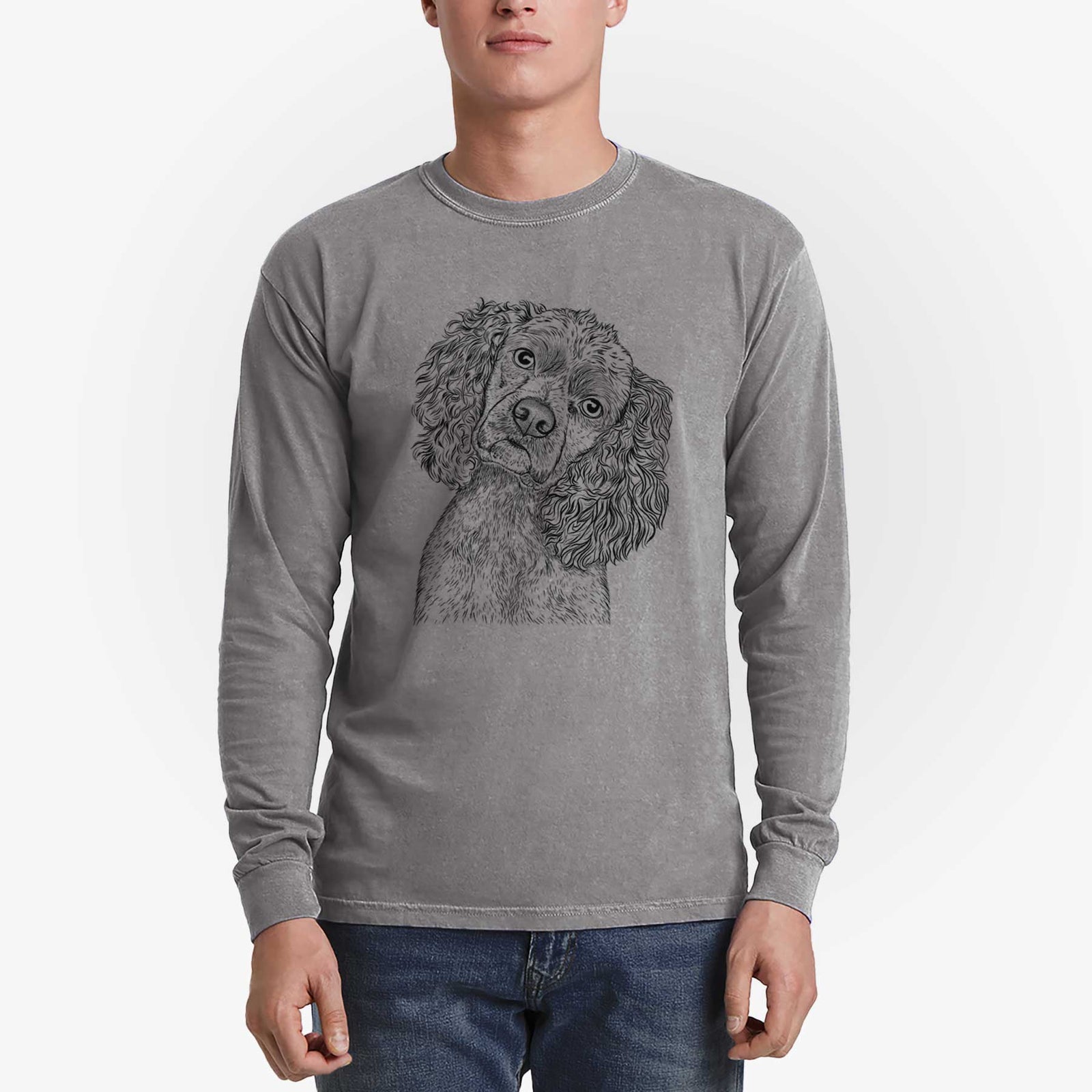 Bare Sadie the Cocker Spaniel - Heavyweight 100% Cotton Long Sleeve