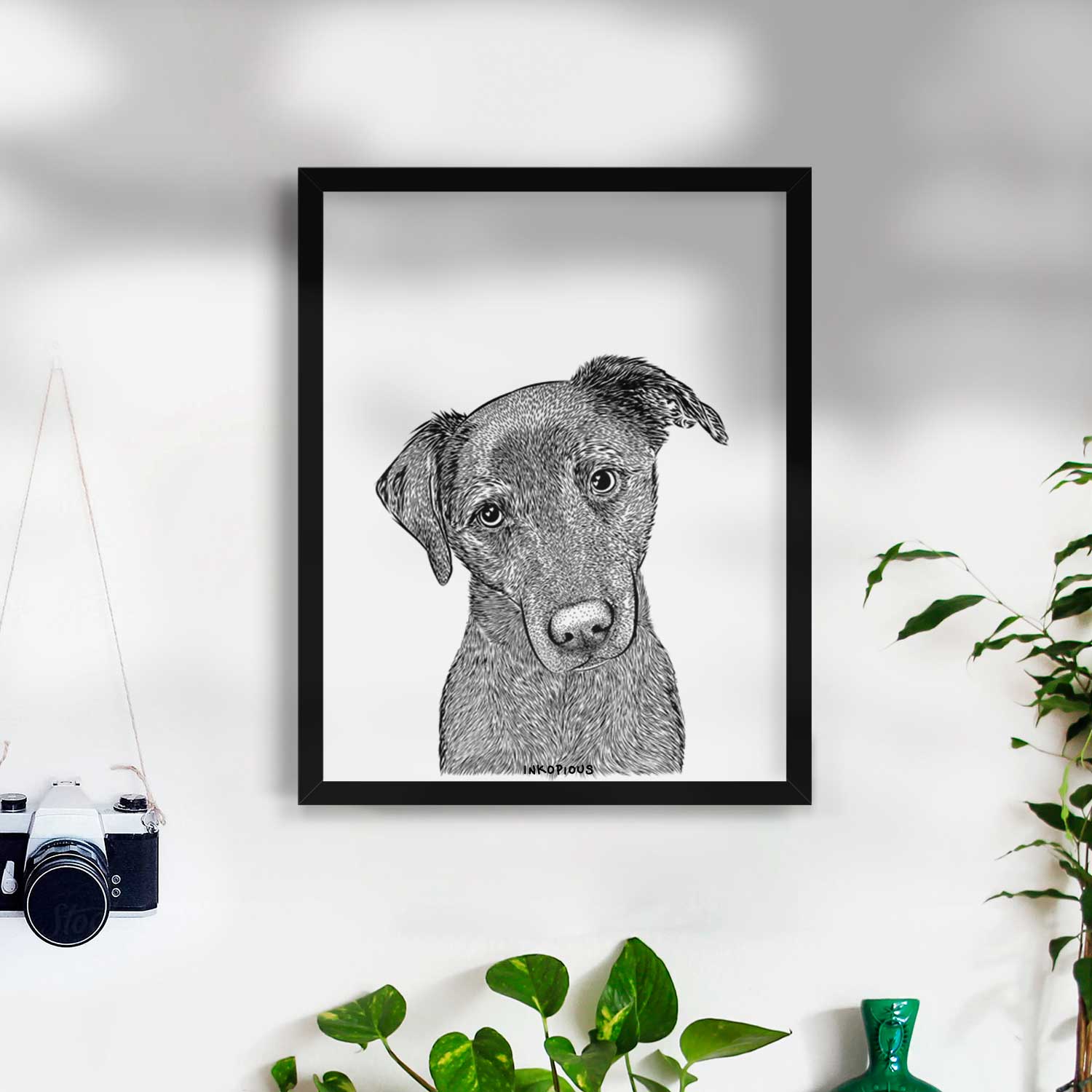 Sadie the Whipador Art Print