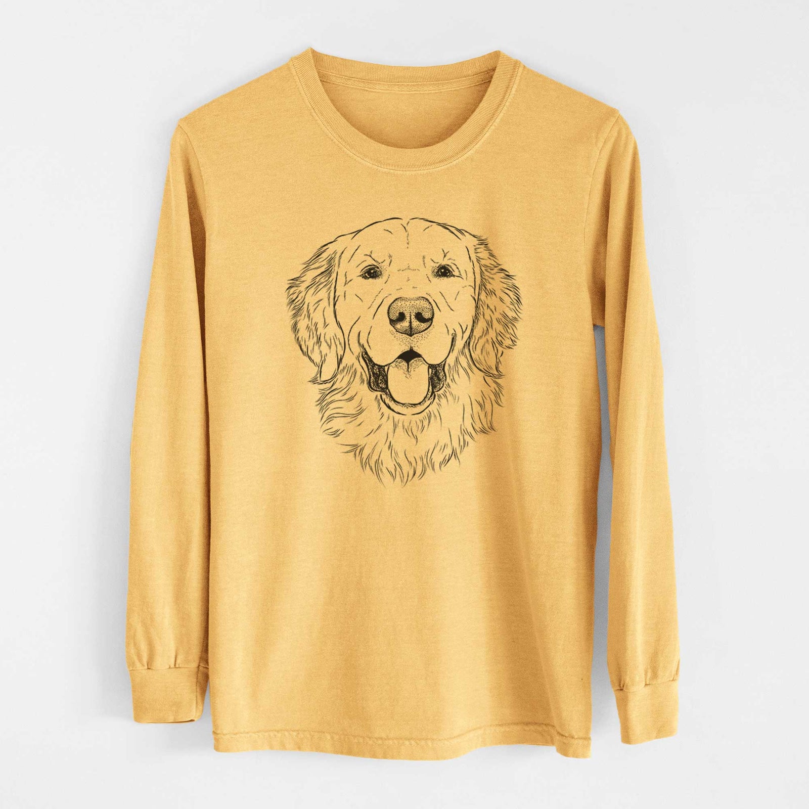 Bare Sam the Golden Retriever - Heavyweight 100% Cotton Long Sleeve