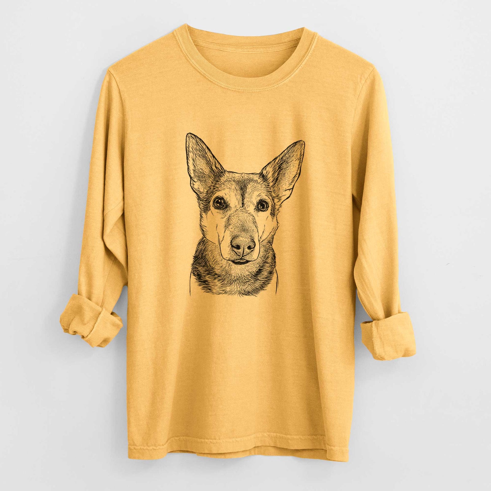 Bare Sammie the Mixed Breed - Heavyweight 100% Cotton Long Sleeve