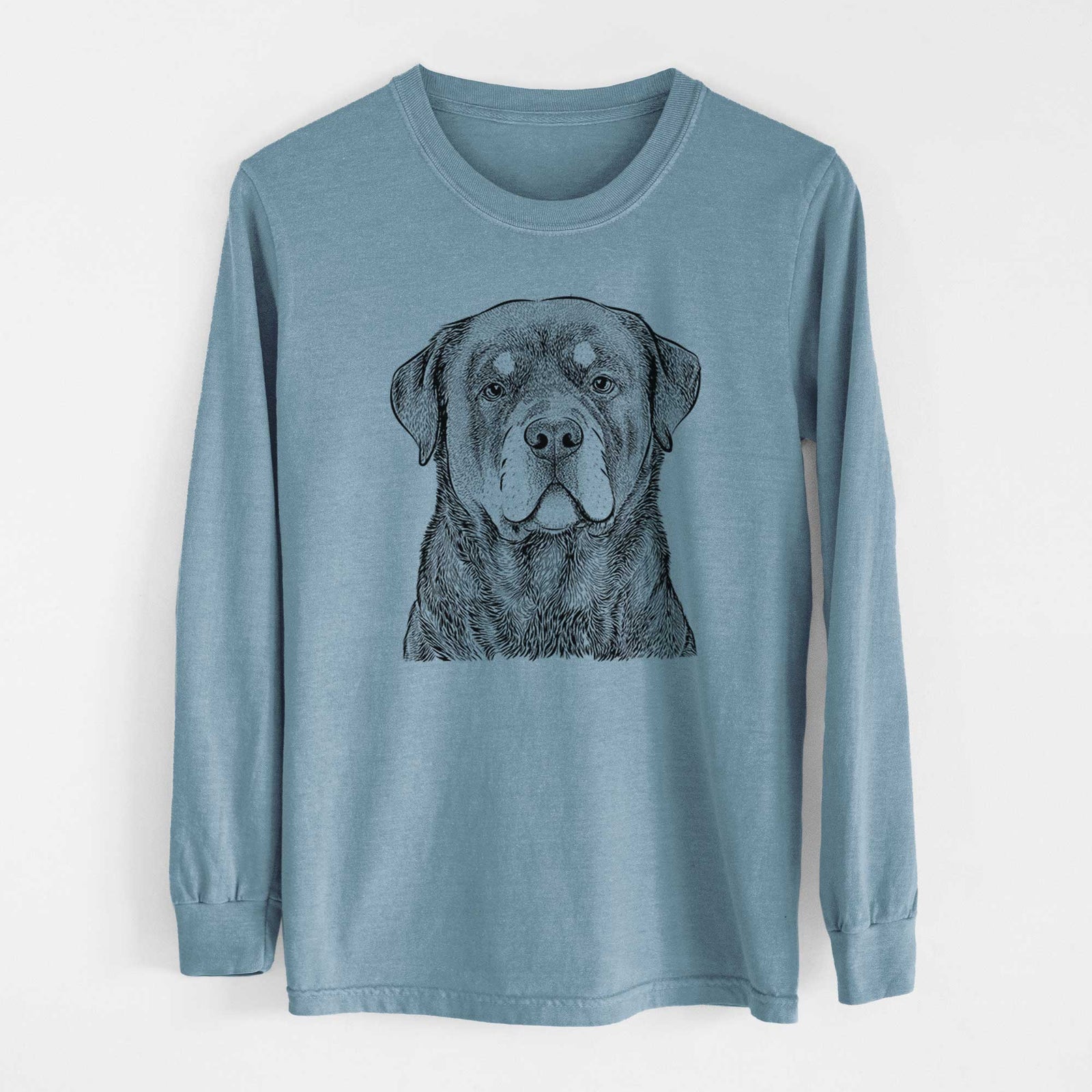 Bare Sarge the Rottweiler - Heavyweight 100% Cotton Long Sleeve