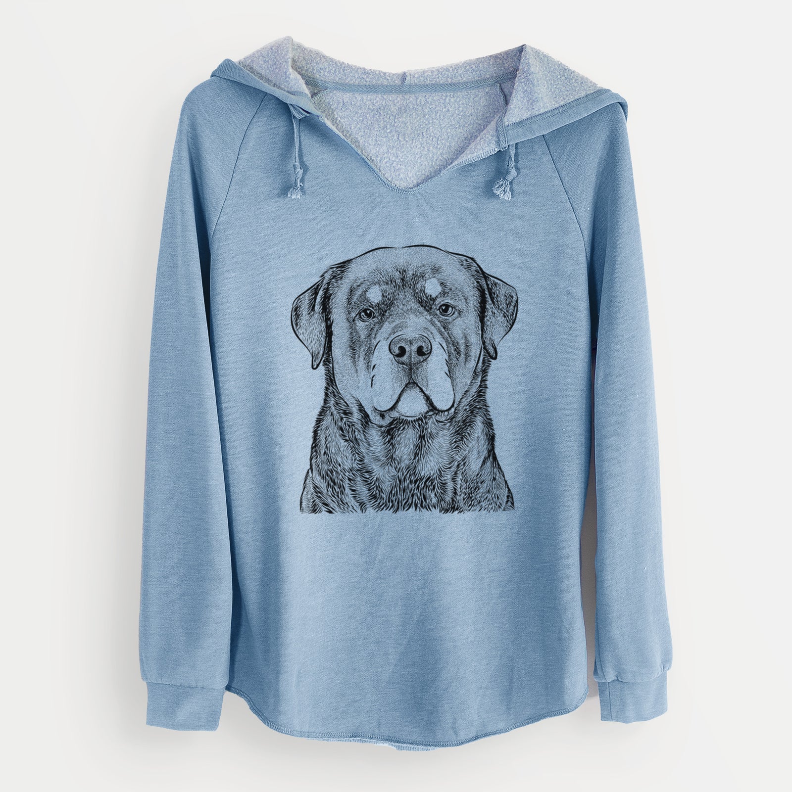 Bare Sarge the Rottweiler - Cali Wave Hooded Sweatshirt