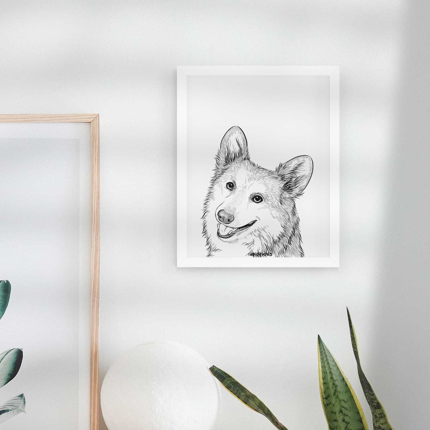Scout the Pembroke Welsh Corgi Art Print
