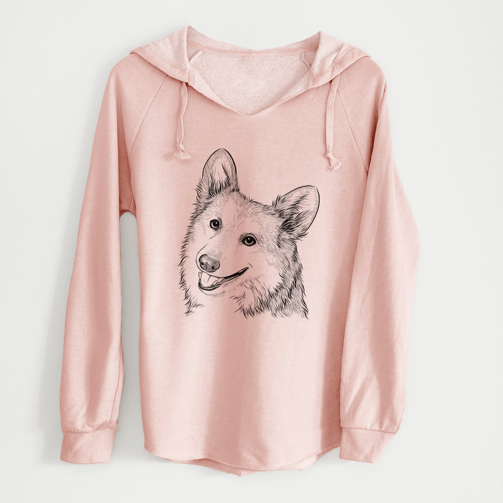 Bare Scout the Pembroke Welsh Corgi - Cali Wave Hooded Sweatshirt