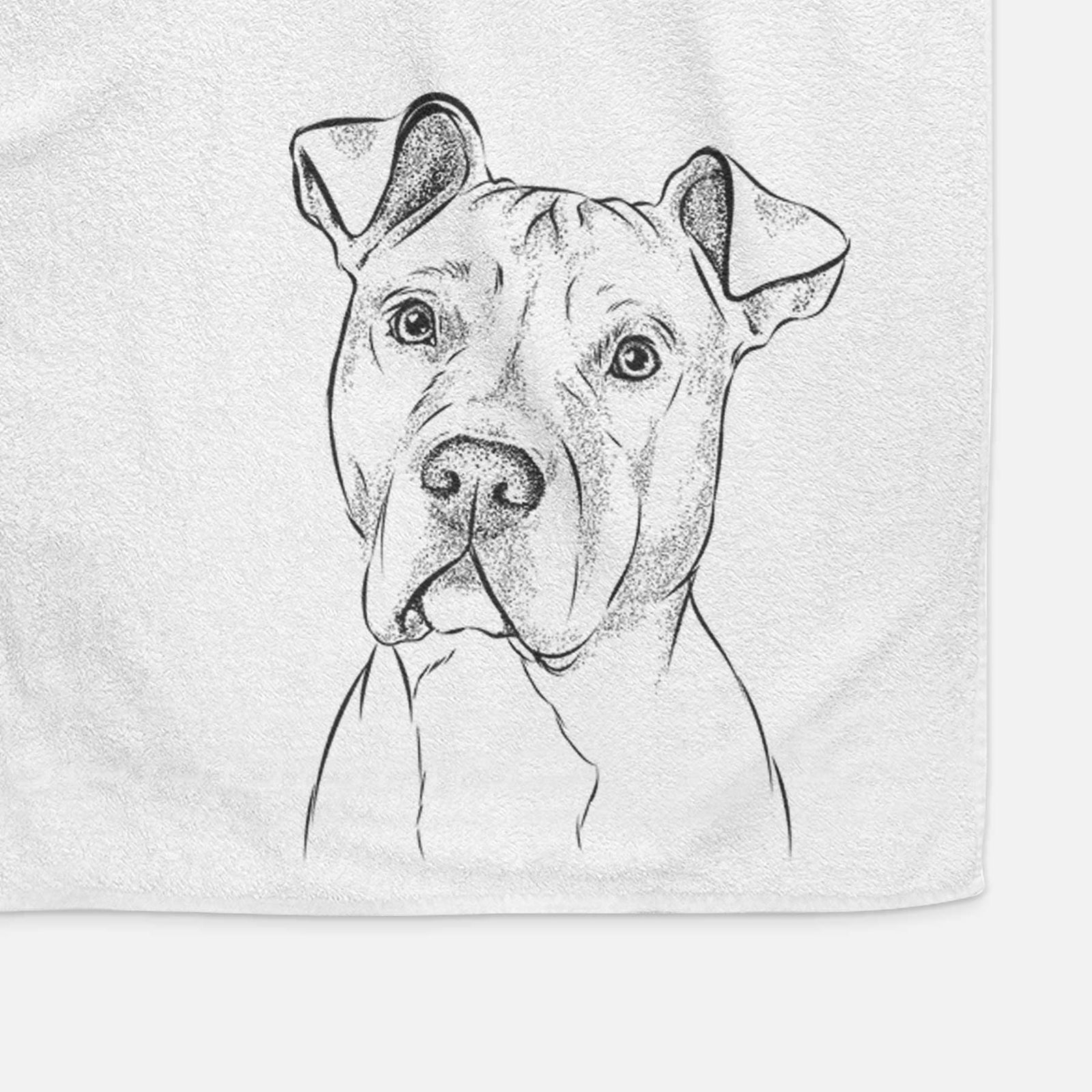 Scraps the American Staffordshire Mix Decorative Hand Towel