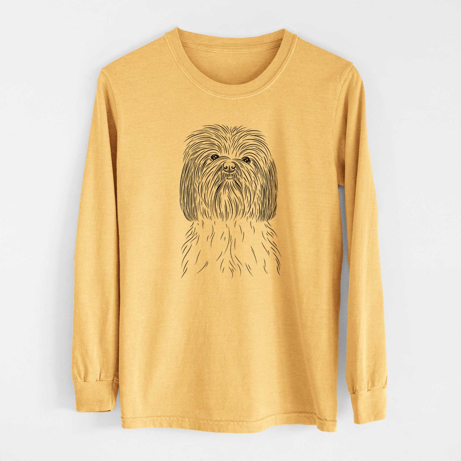 Bare Scully the Shih Tzu - Heavyweight 100% Cotton Long Sleeve