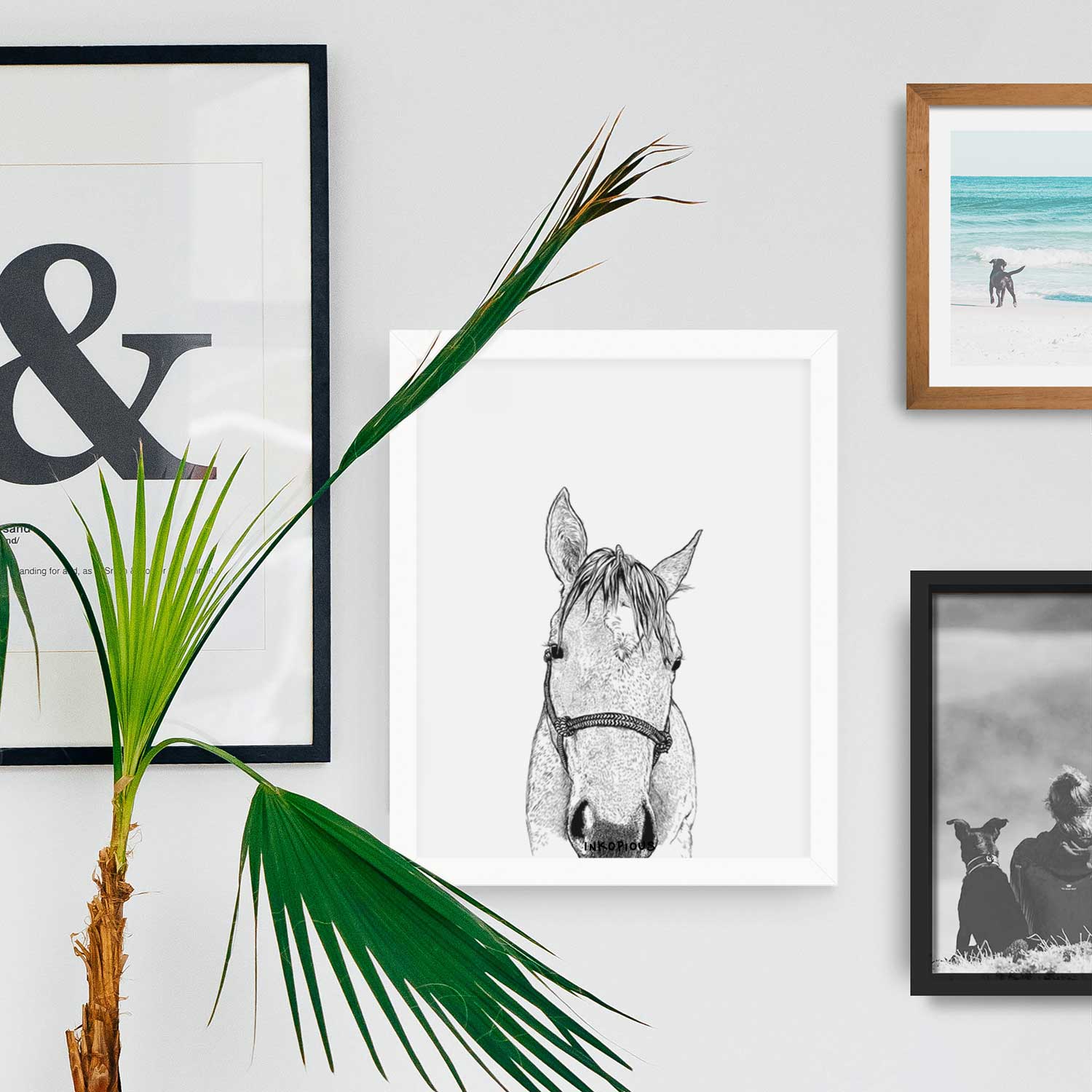 SeaBee the Quarter Horse Art Print