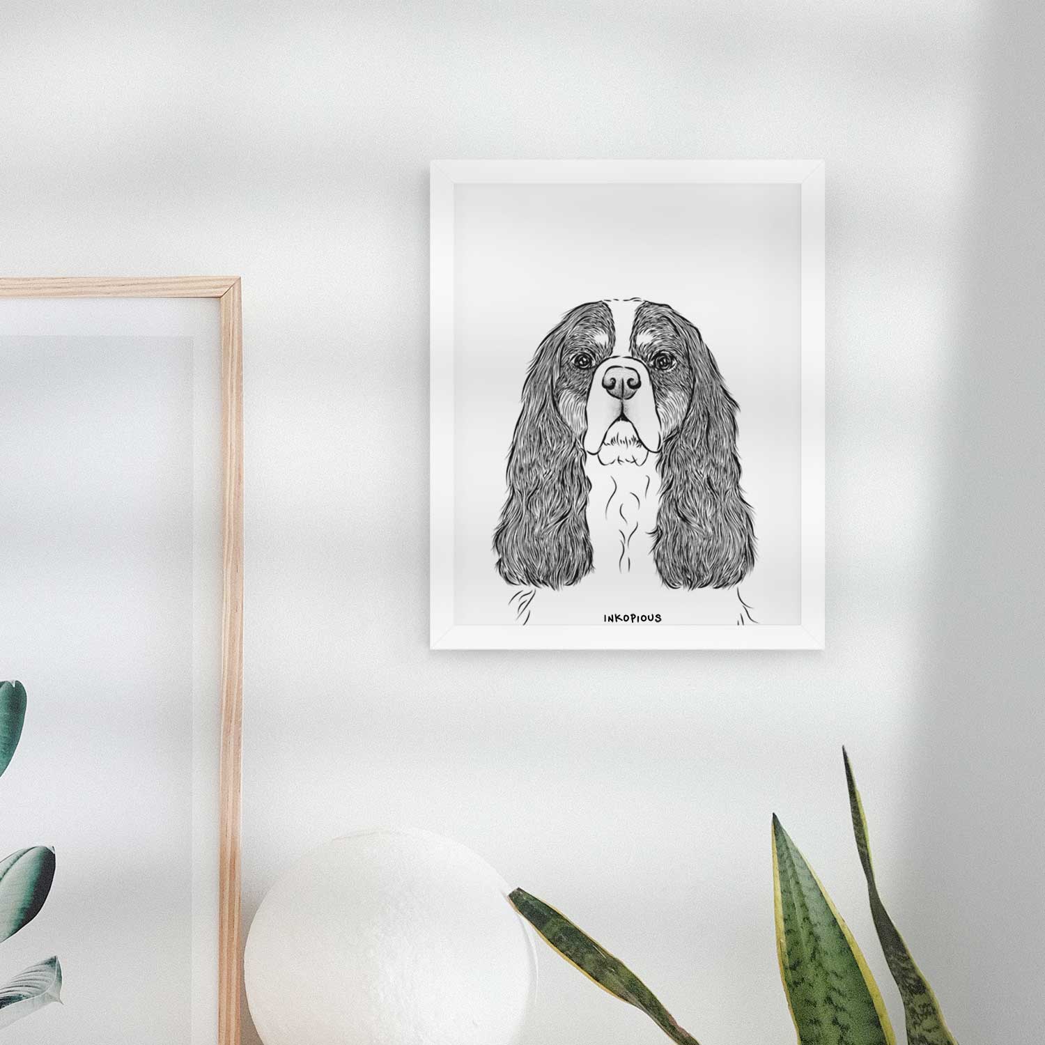 Sebastian the Cavalier King Charles Spaniel Art Print