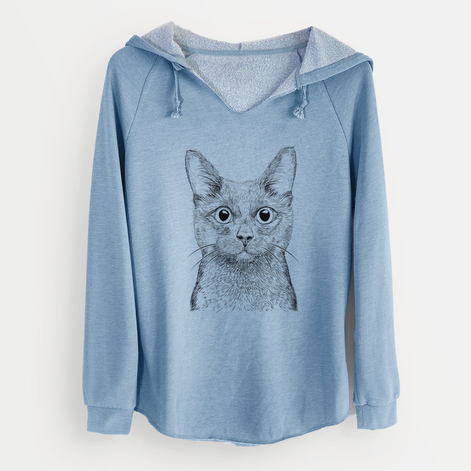 Bare Shadow the Black Cat - Cali Wave Hooded Sweatshirt