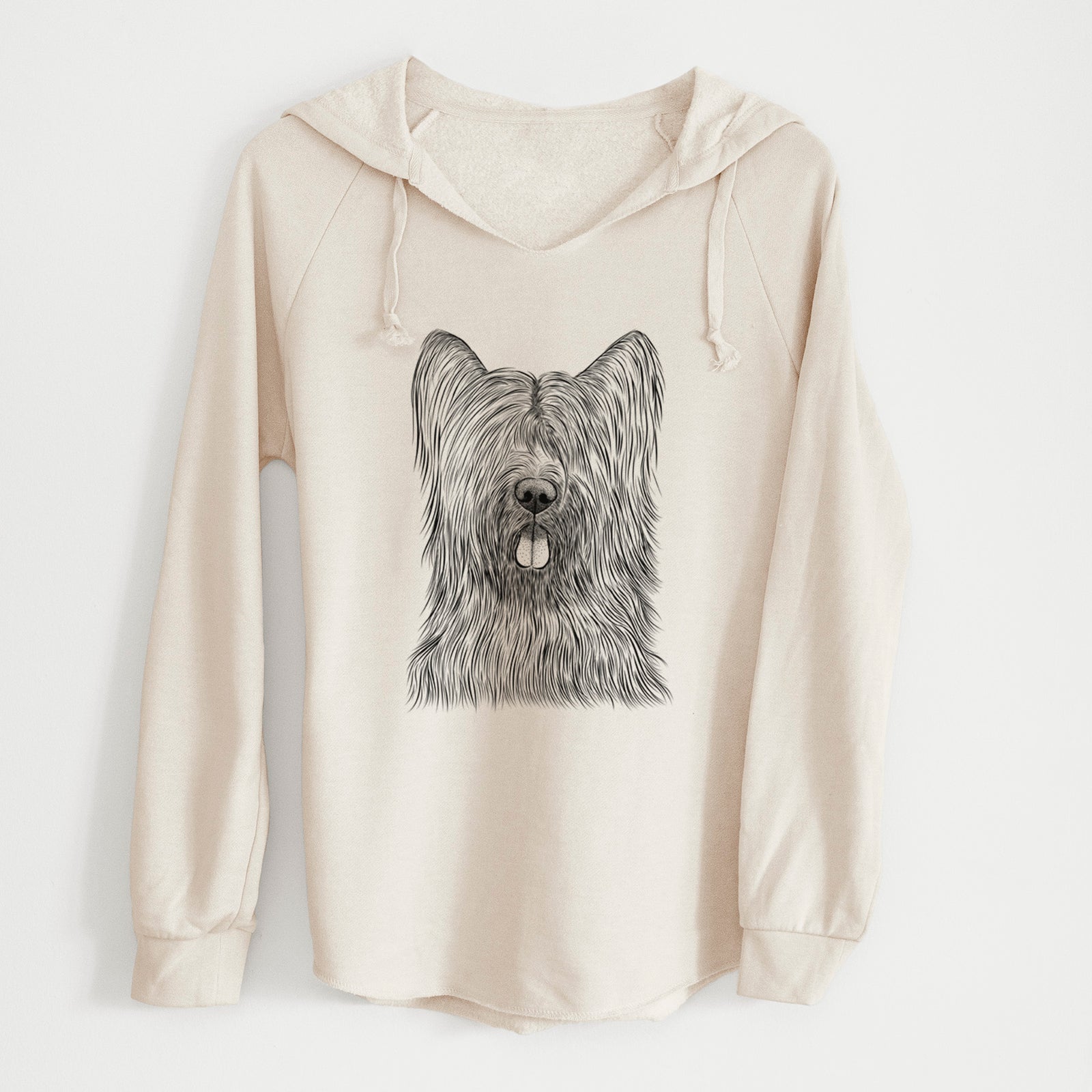 Bare Shay the Briard - Cali Wave Hooded Sweatshirt