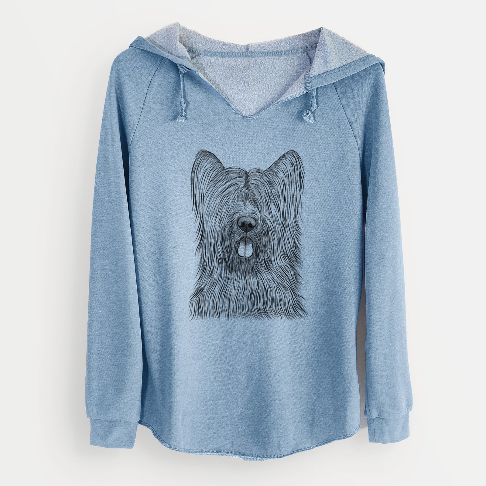 Bare Shay the Briard - Cali Wave Hooded Sweatshirt