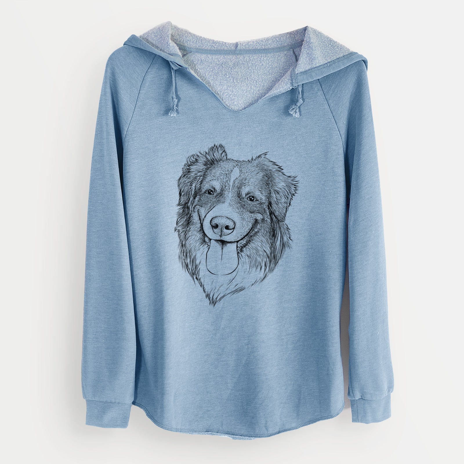 Bare Siena the Australian Shepherd - Cali Wave Hooded Sweatshirt