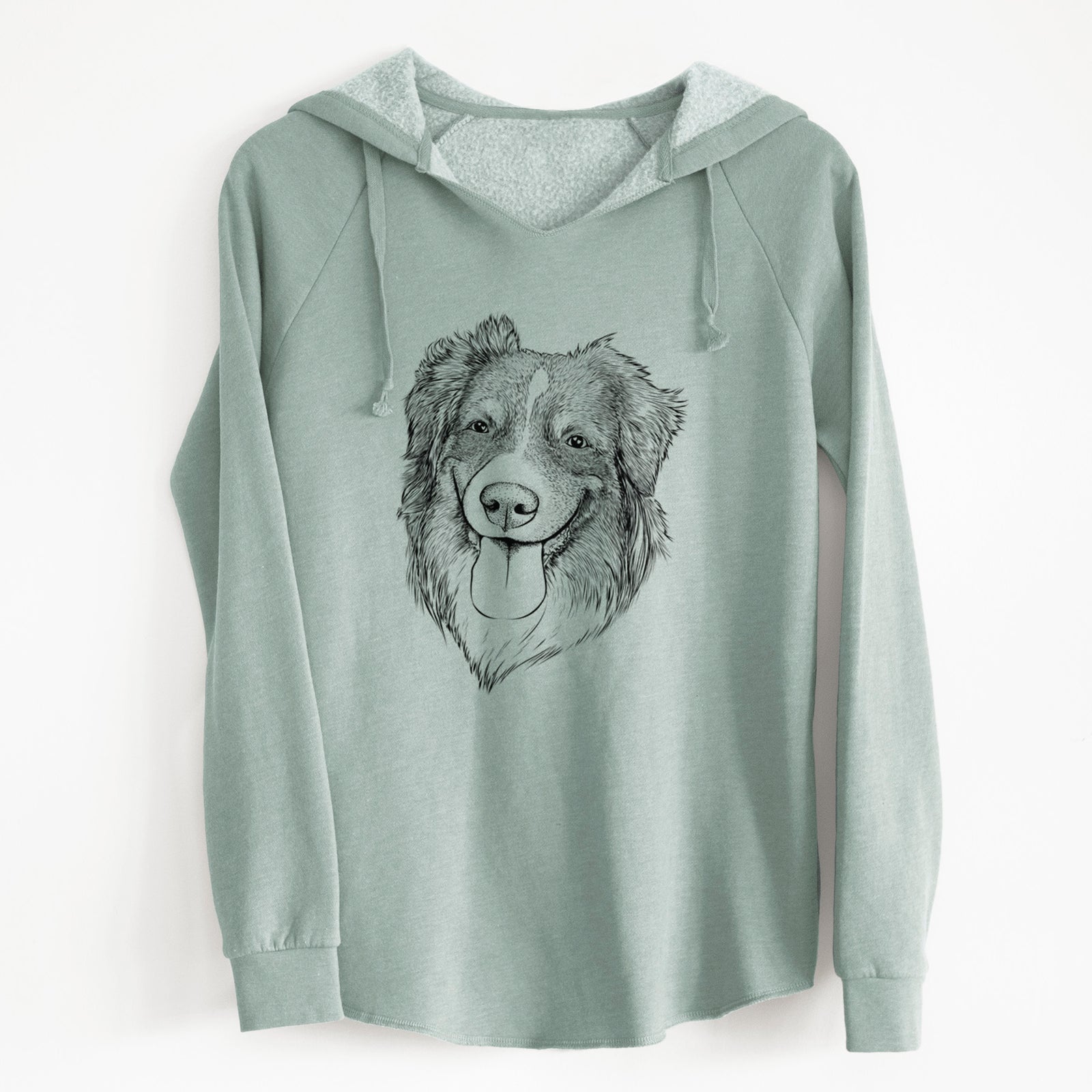 Bare Siena the Australian Shepherd - Cali Wave Hooded Sweatshirt