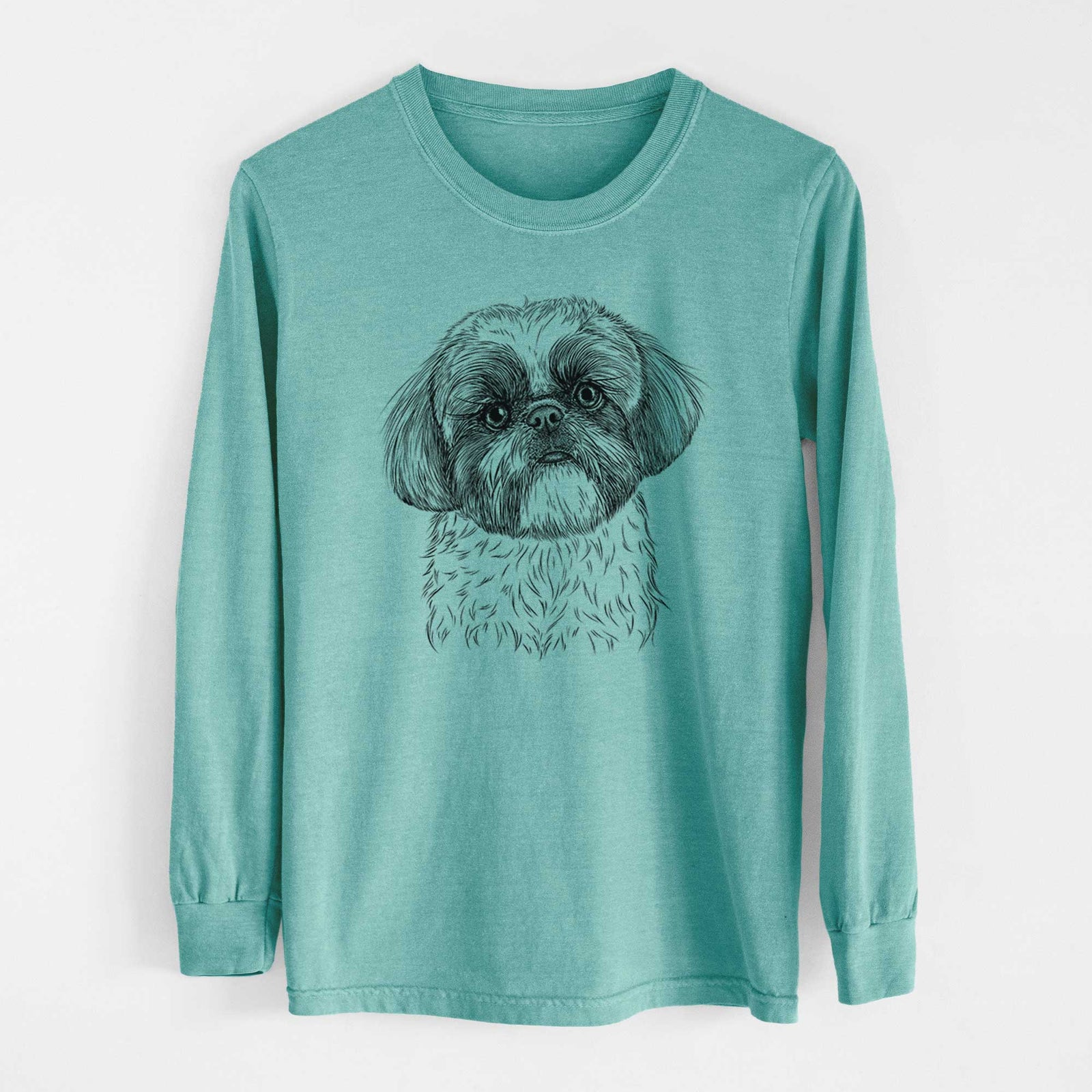 Bare Simon the Shih Tzu - Heavyweight 100% Cotton Long Sleeve