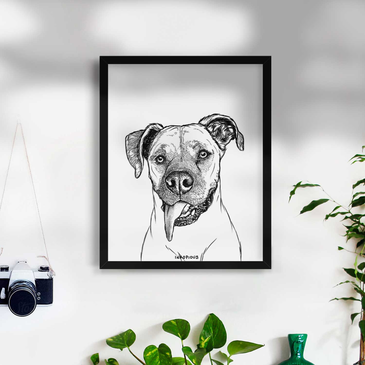 Sir Jake the Boxer Art Print