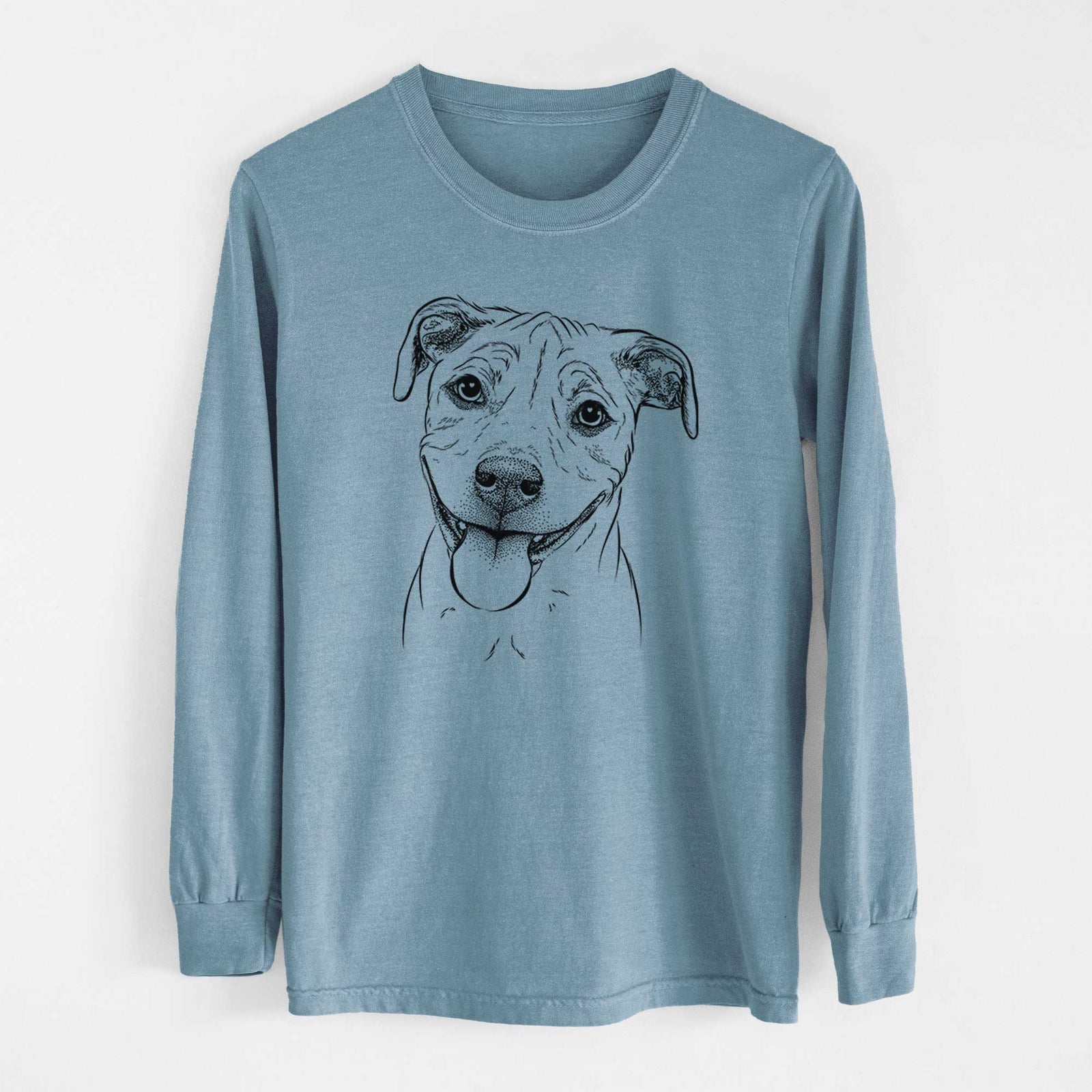Bare Skye the Pitweiler - Heavyweight 100% Cotton Long Sleeve