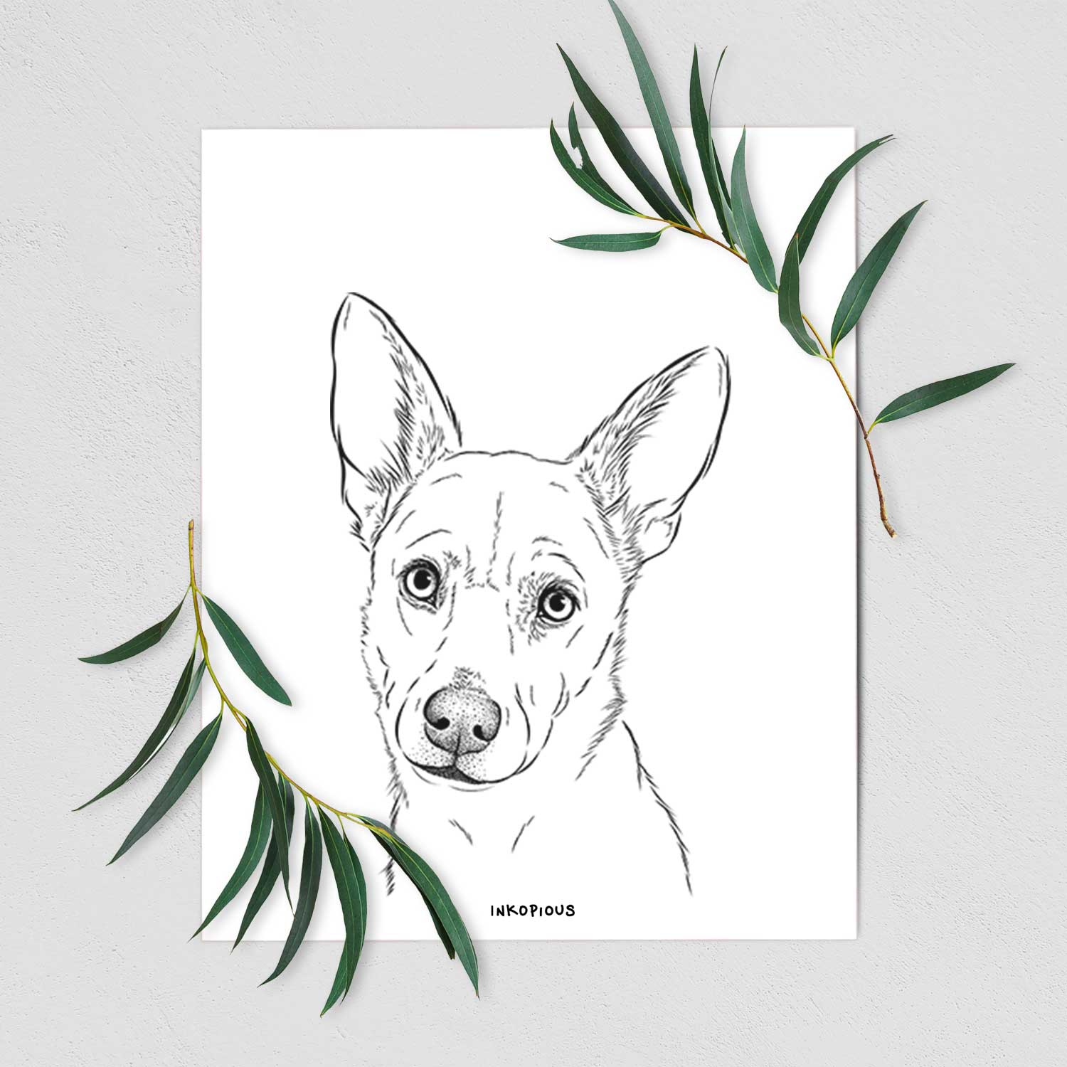 Sooner the Huskimo Art Print