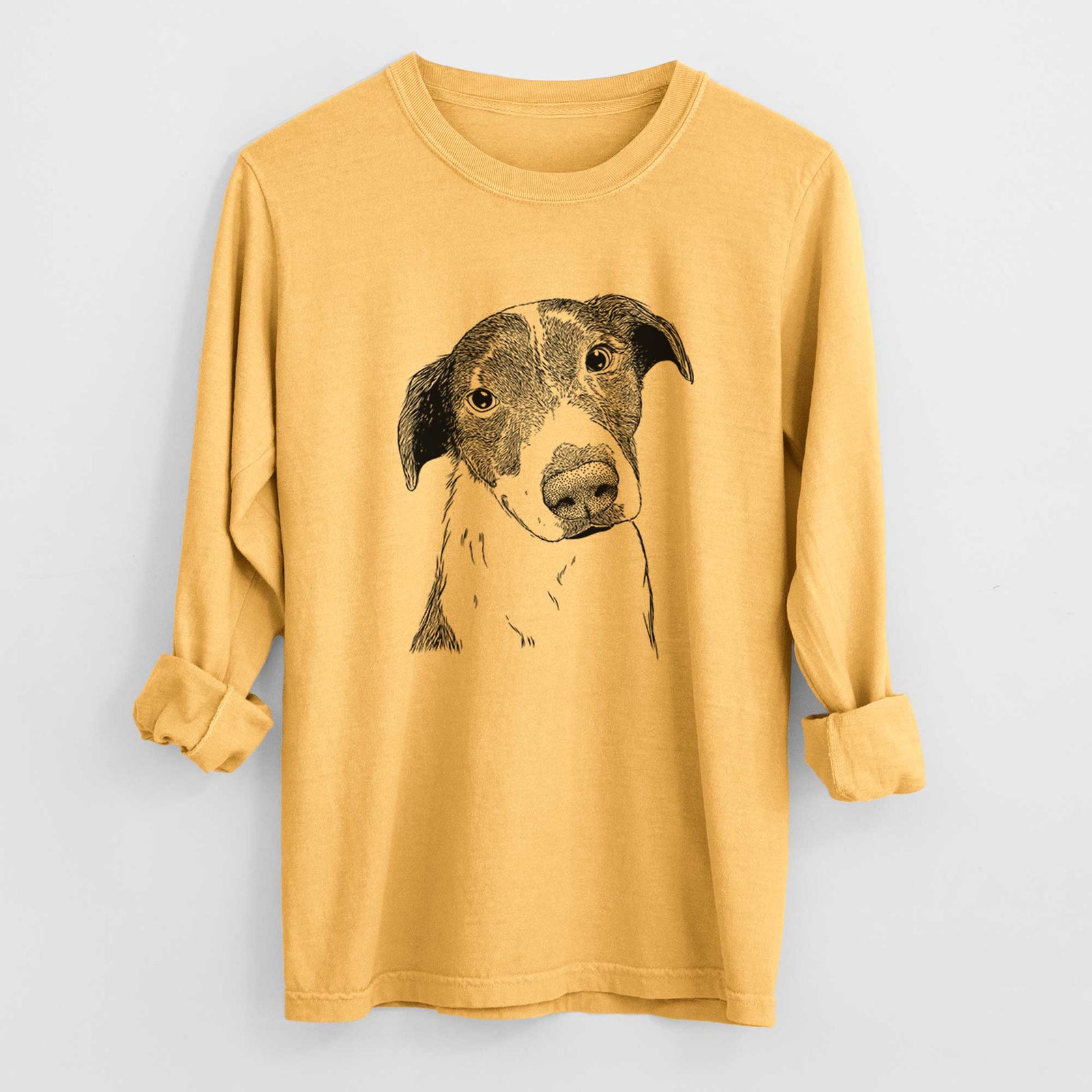 Bare Sophia the Mixed Breed - Heavyweight 100% Cotton Long Sleeve