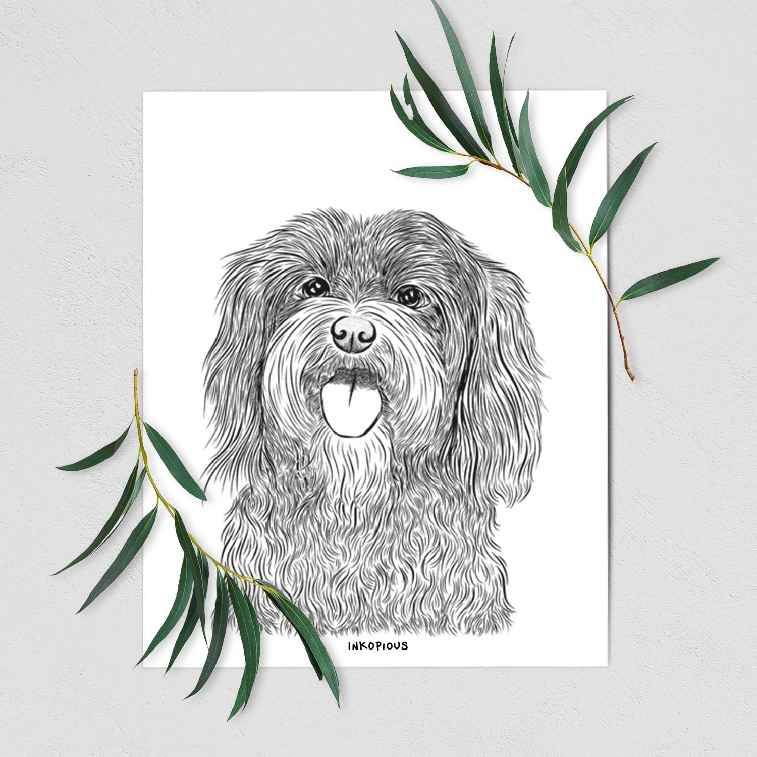Sophie the Havanese Art Print