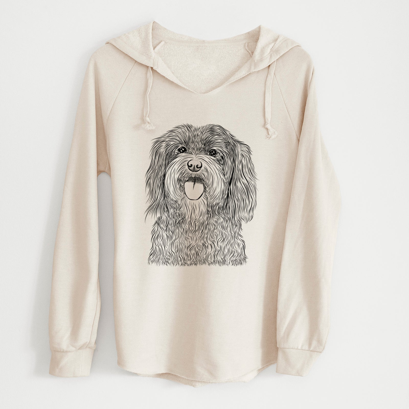 Bare Sophie the Havanese - Cali Wave Hooded Sweatshirt